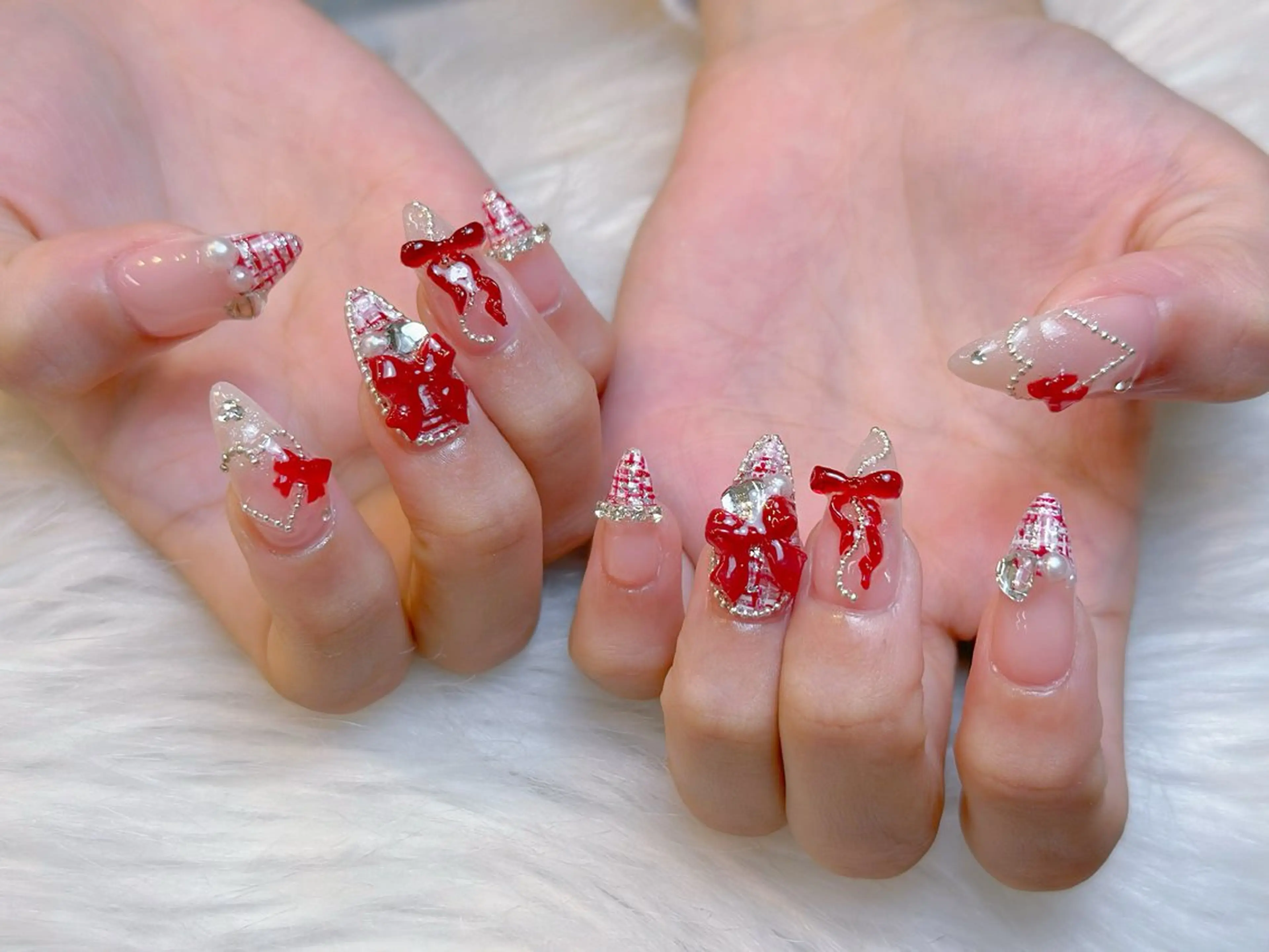 ネイル アートネイル 成人式 ジェルネイル ニュアンスネイル 夏ネイル ハンドネイル Nienail_ Luxeのネイルデザイン