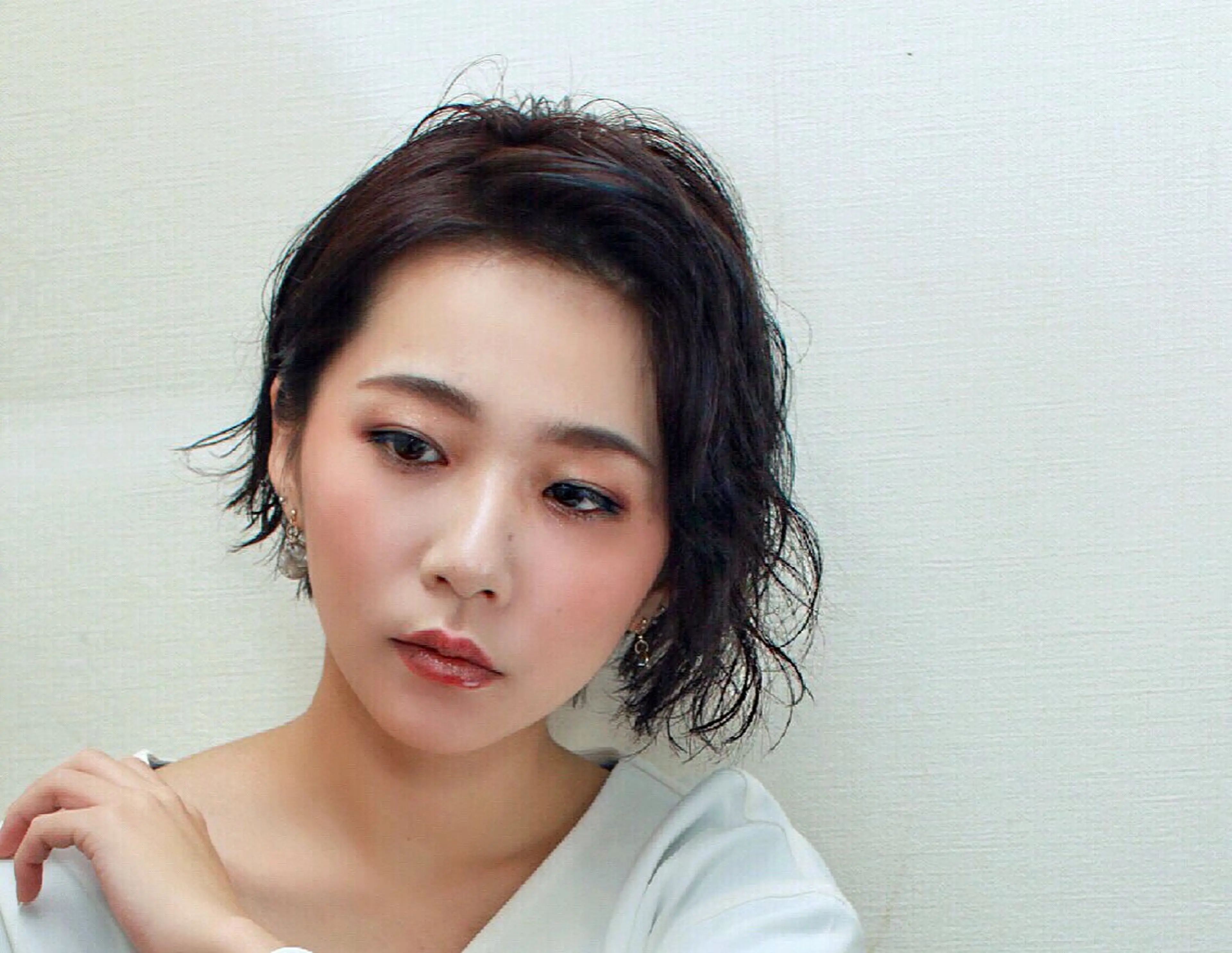 パーマ カット ヘアカラー 縮毛矯正 トリートメント hoNua. 栄/透明感カラーのヘアスタイル