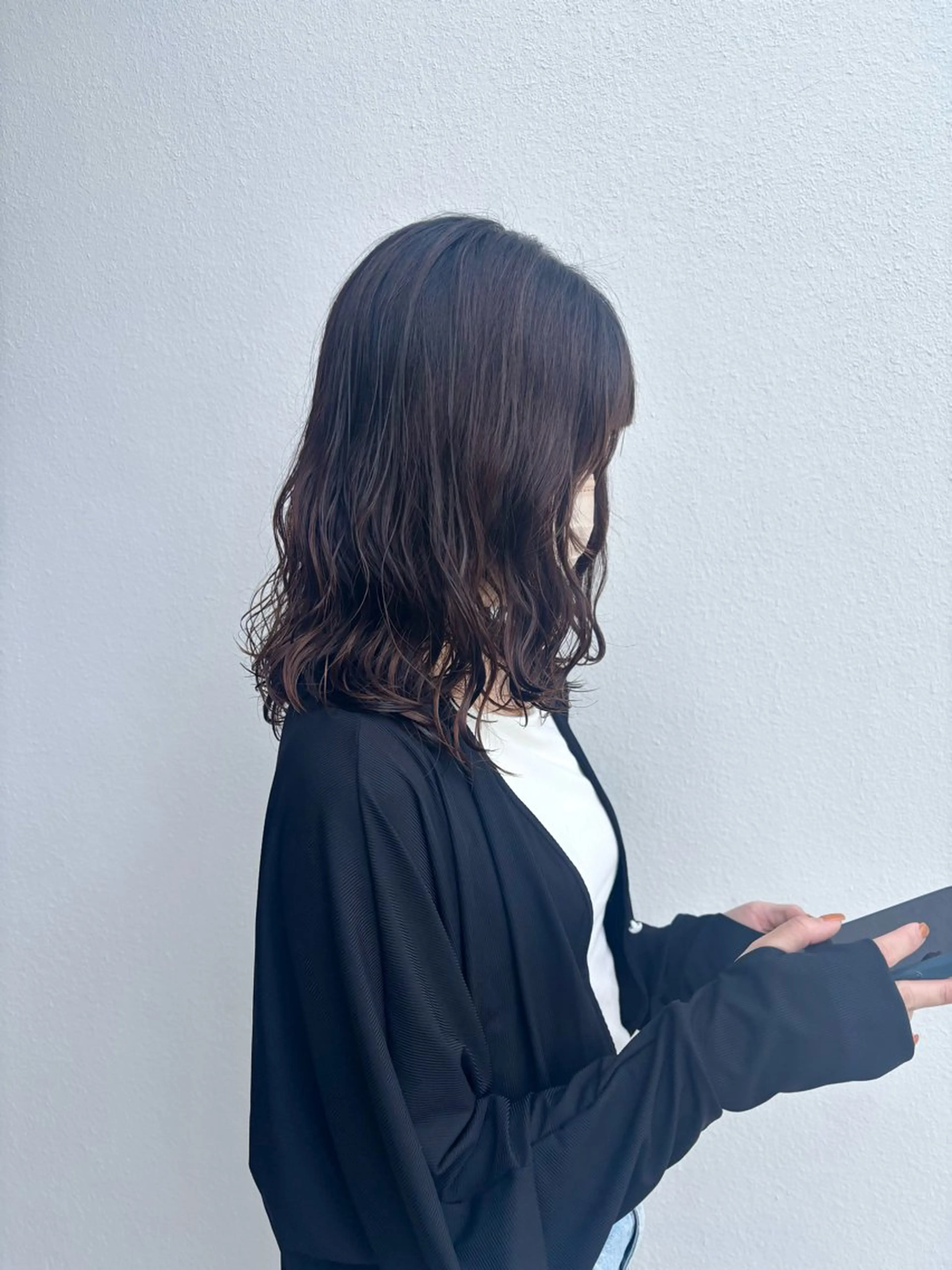 セミロング セミロングパーマ パライソ南公園店 神津 由依のヘアスタイル