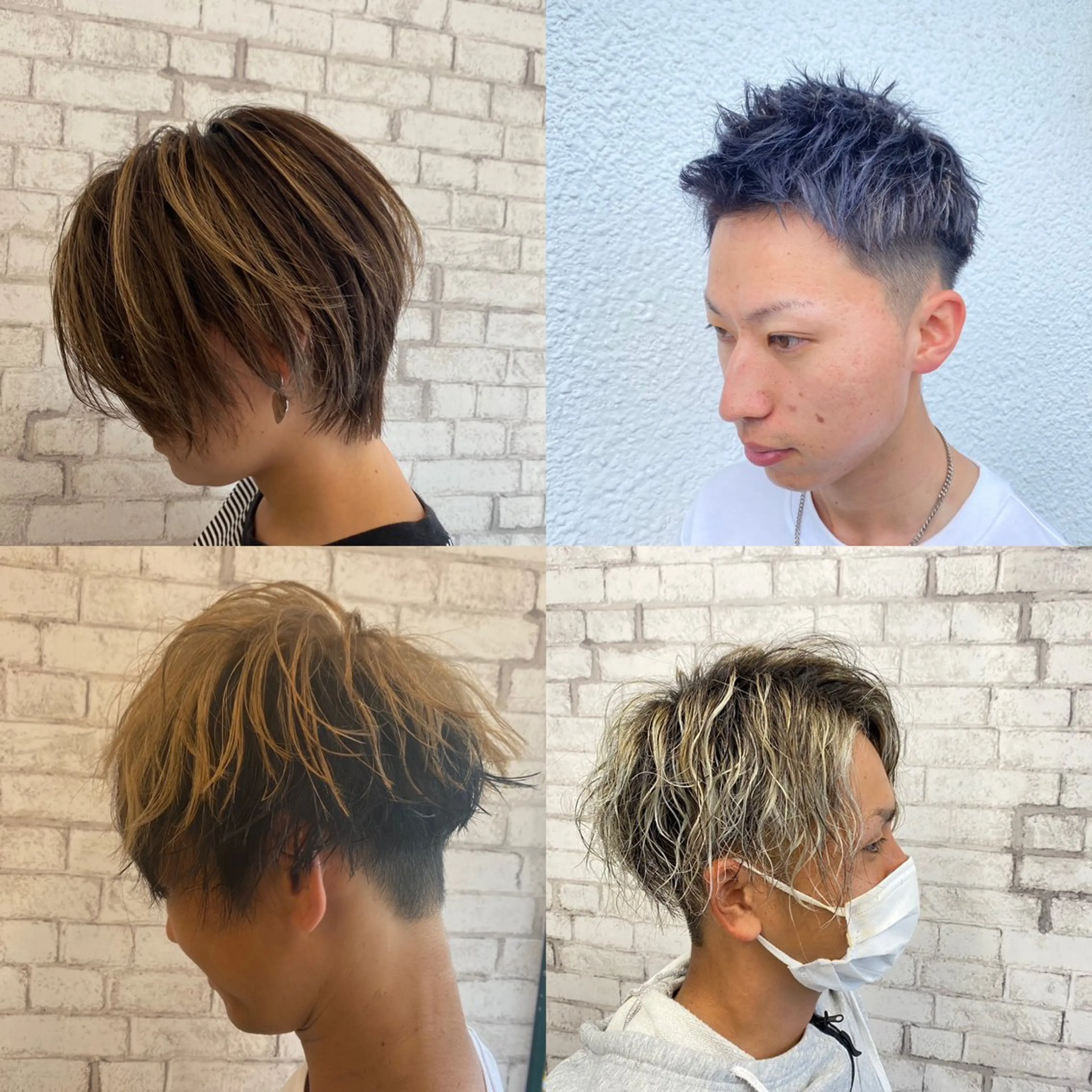 ショート カラー メンズ 竹内 翼のヘアスタイル