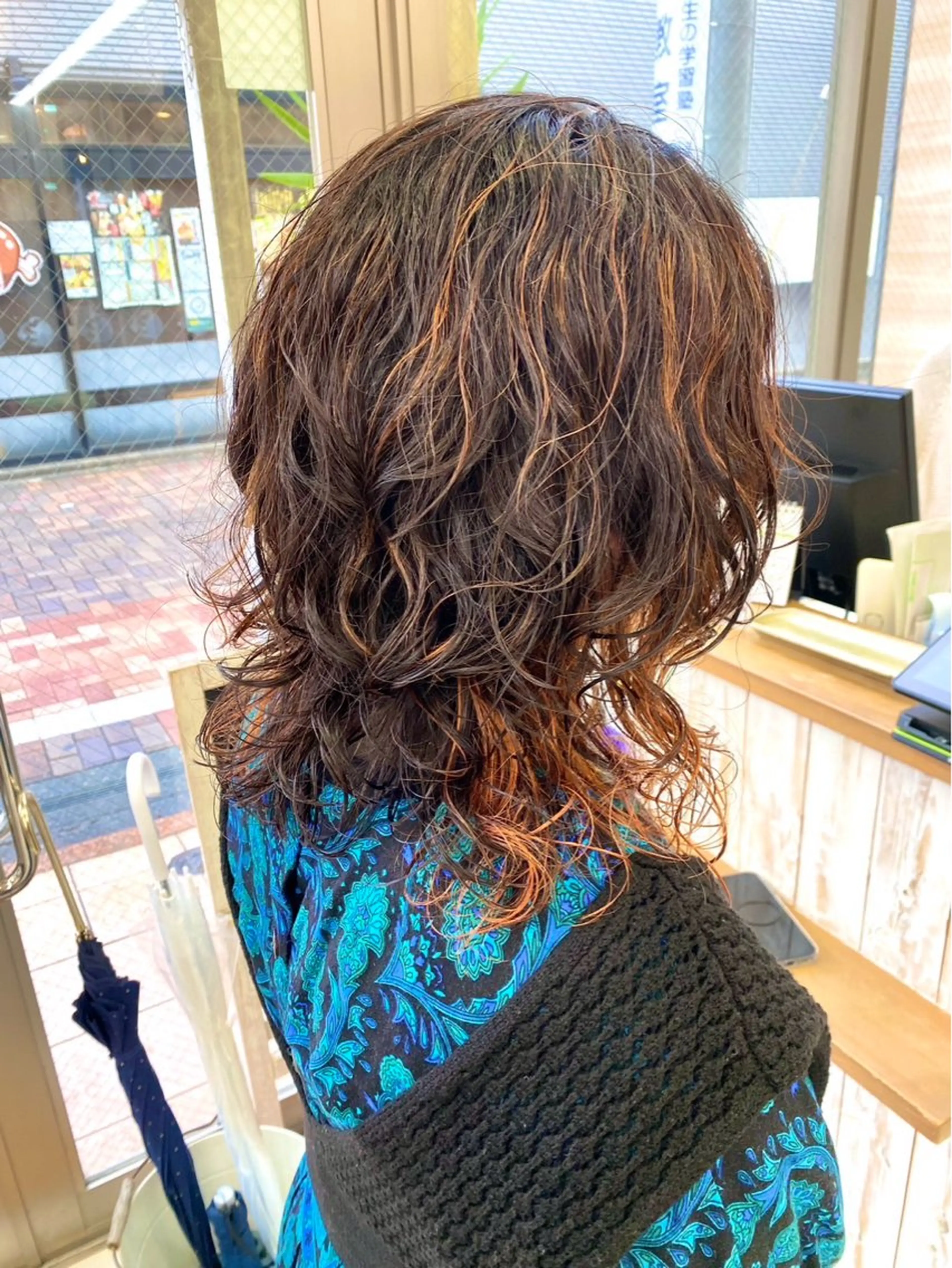 ミディアム パーマ パーマ/カット /まなきのヘアスタイル