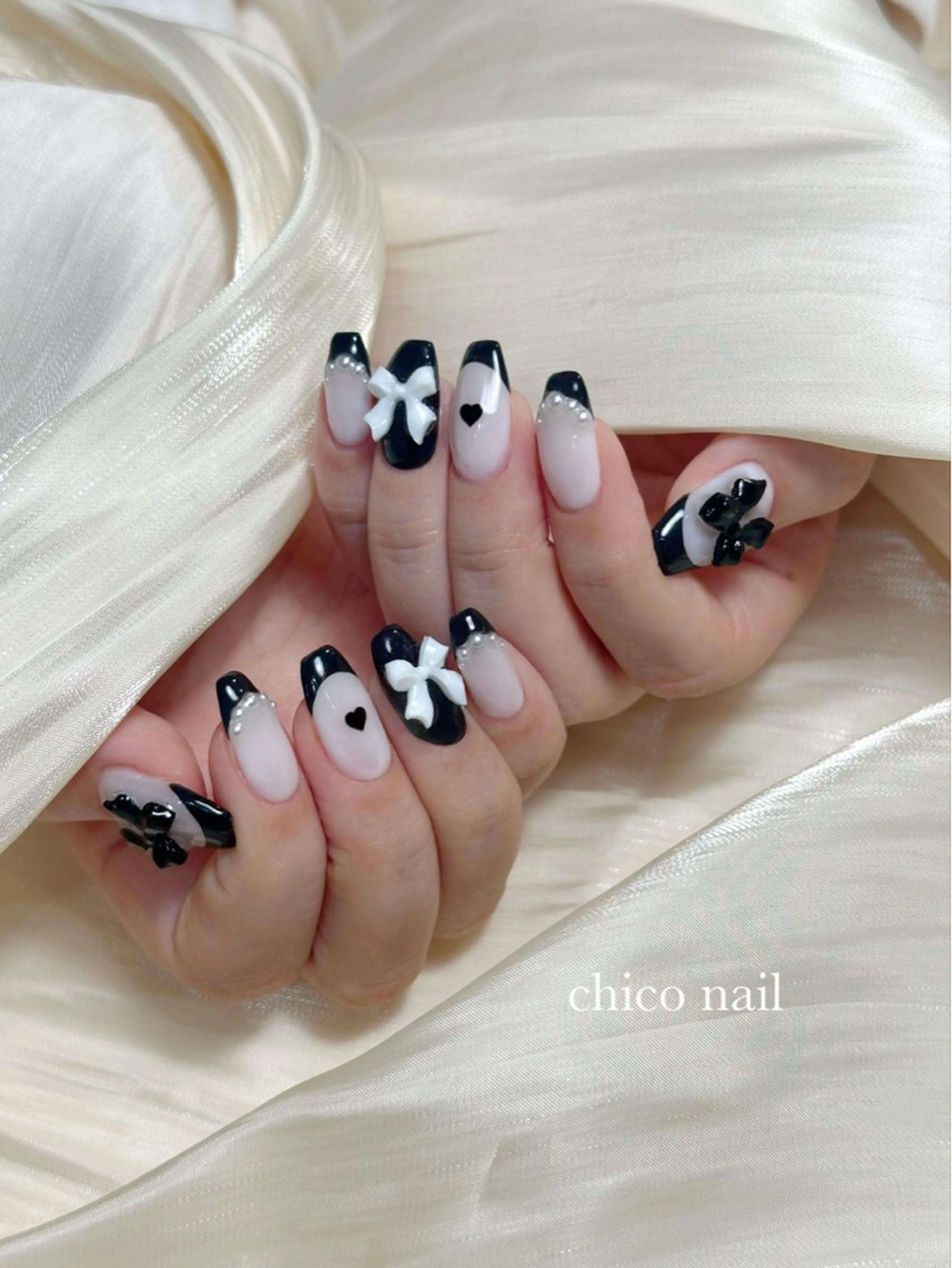 セミロング ハンドネイル misa🌼 自由が丘のネイルデザイン