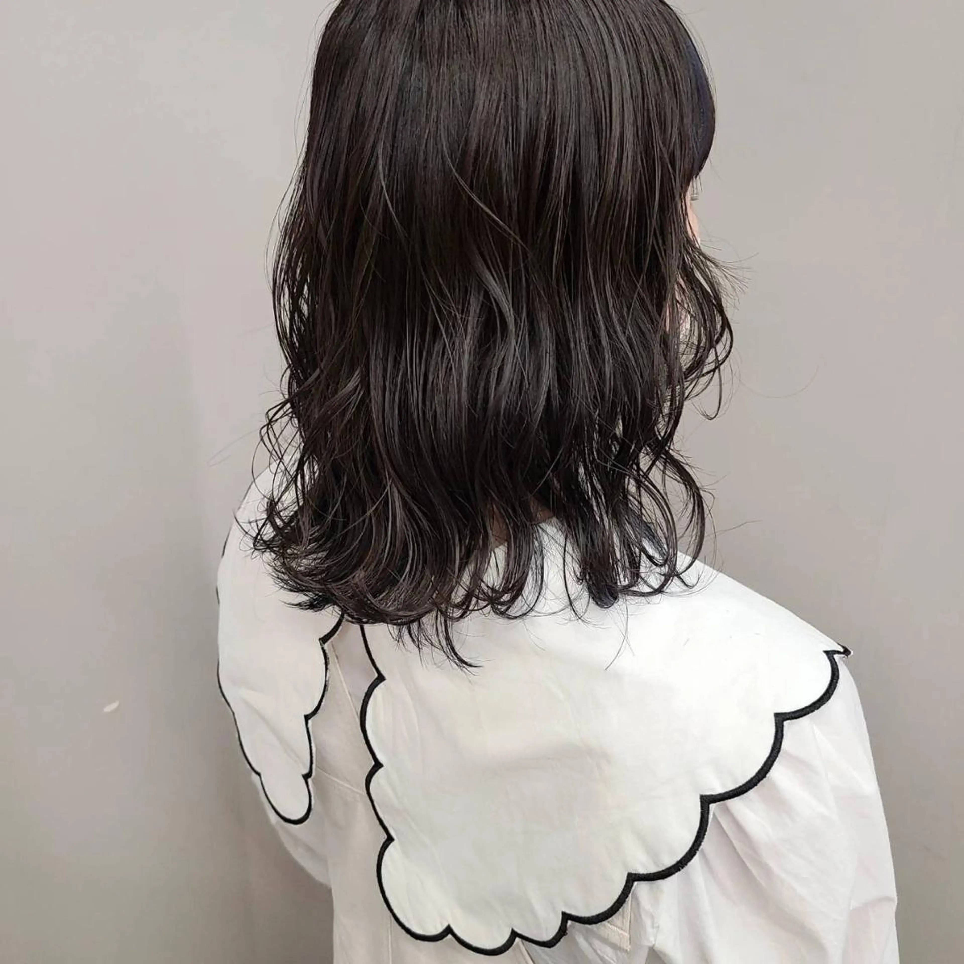 セミロング バレイヤージュモデル 小林匠❤️‍🔥のヘアスタイル