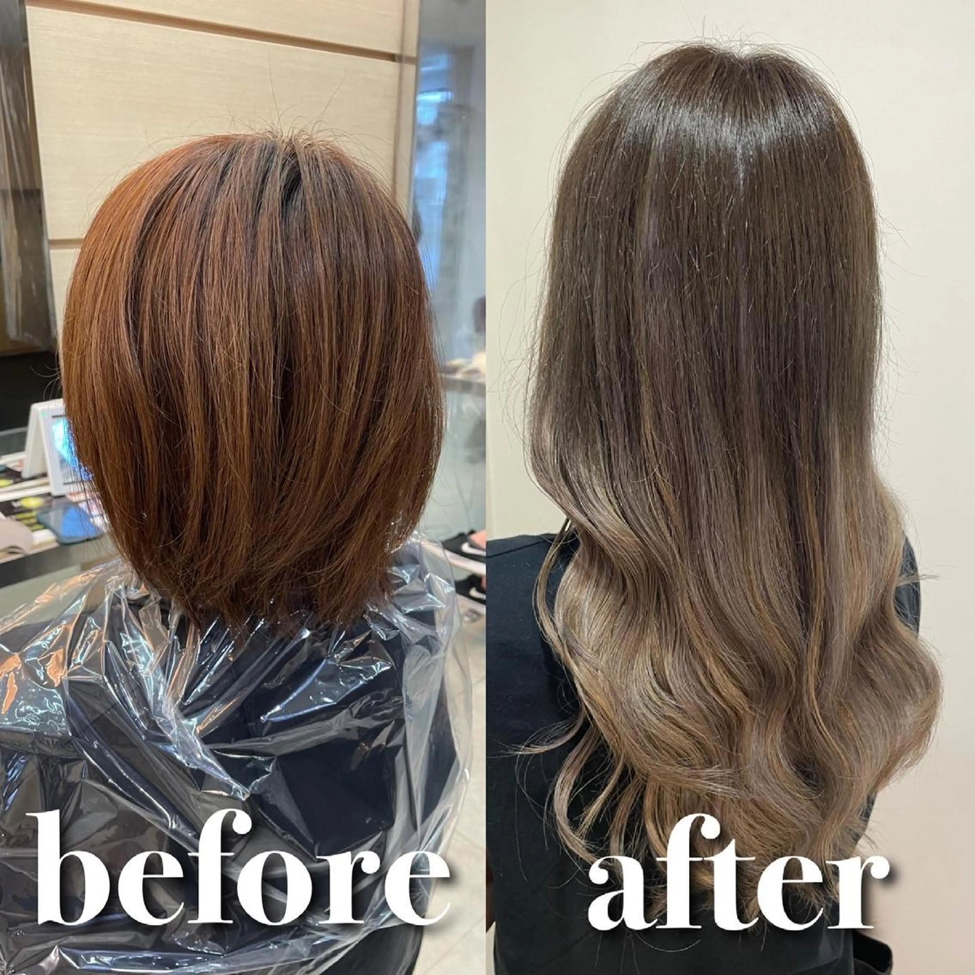 ロング カラー シールエクステ エクステ シールエクステ/ 髪質改善💐yuuのヘアスタイル