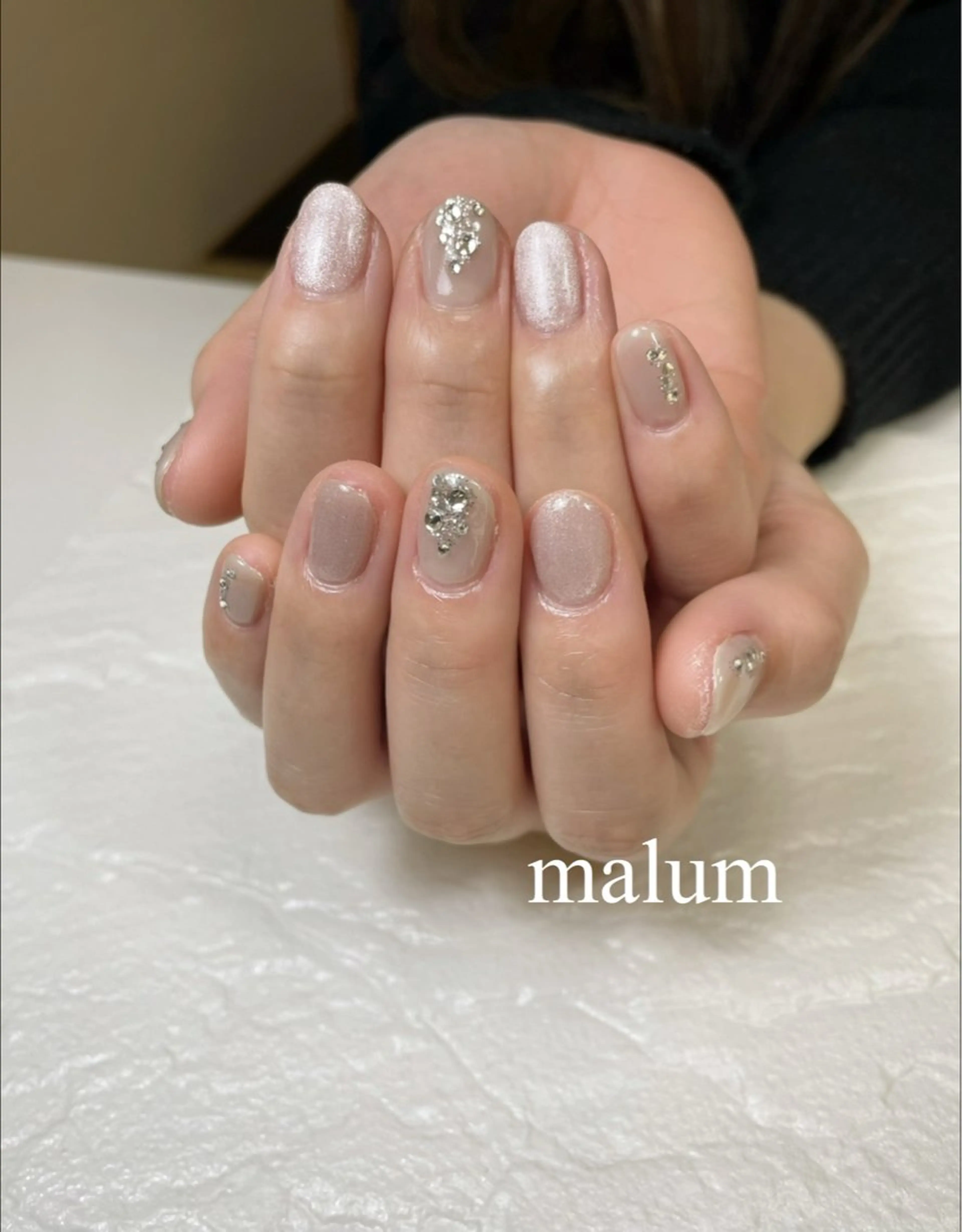 ネイル ブライダルネイル ハンドネイル malum nailのネイルデザイン