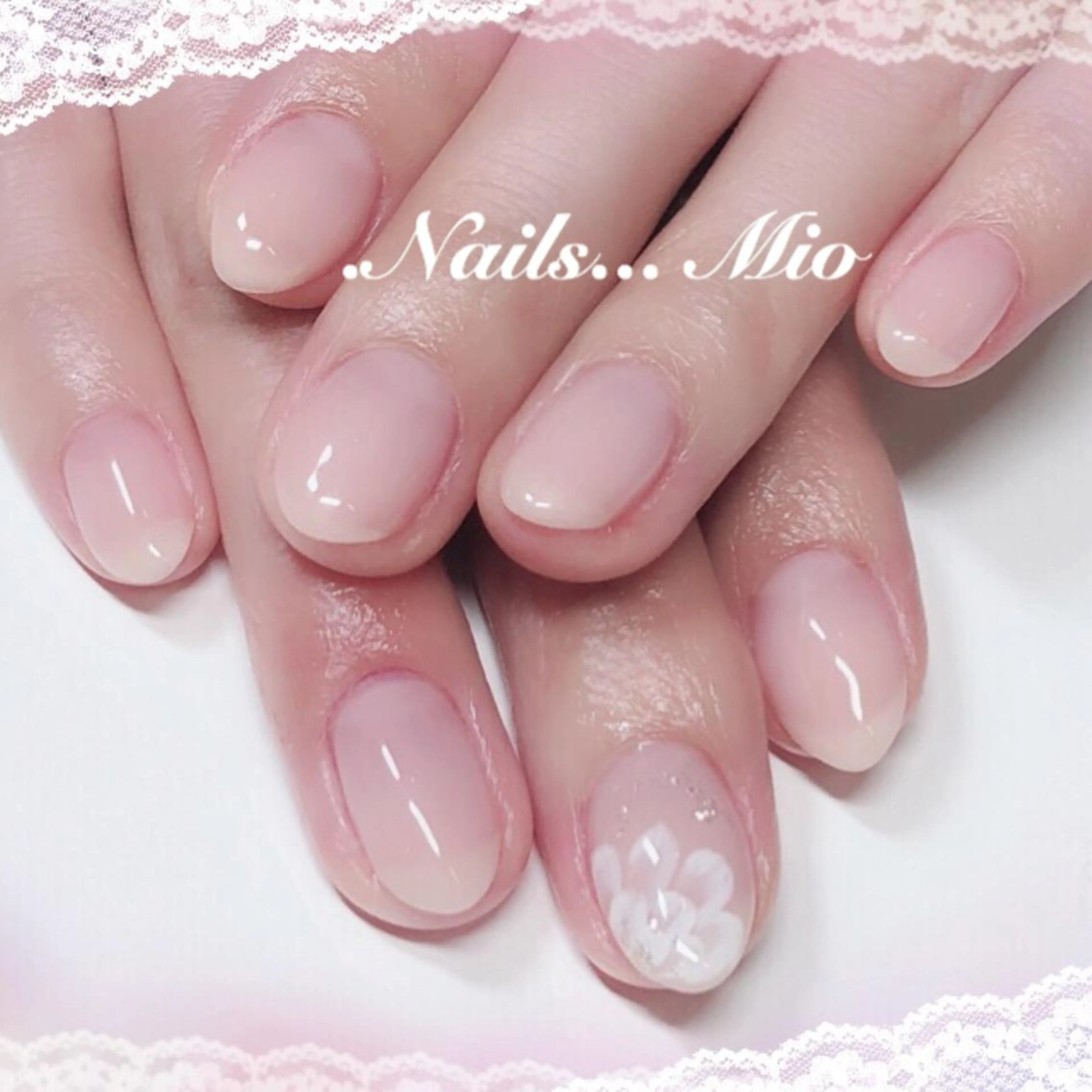 ネイル アートネイル フラワーネイル .Nails Mio 赤羽西ネイルサロンのネイルデザイン
