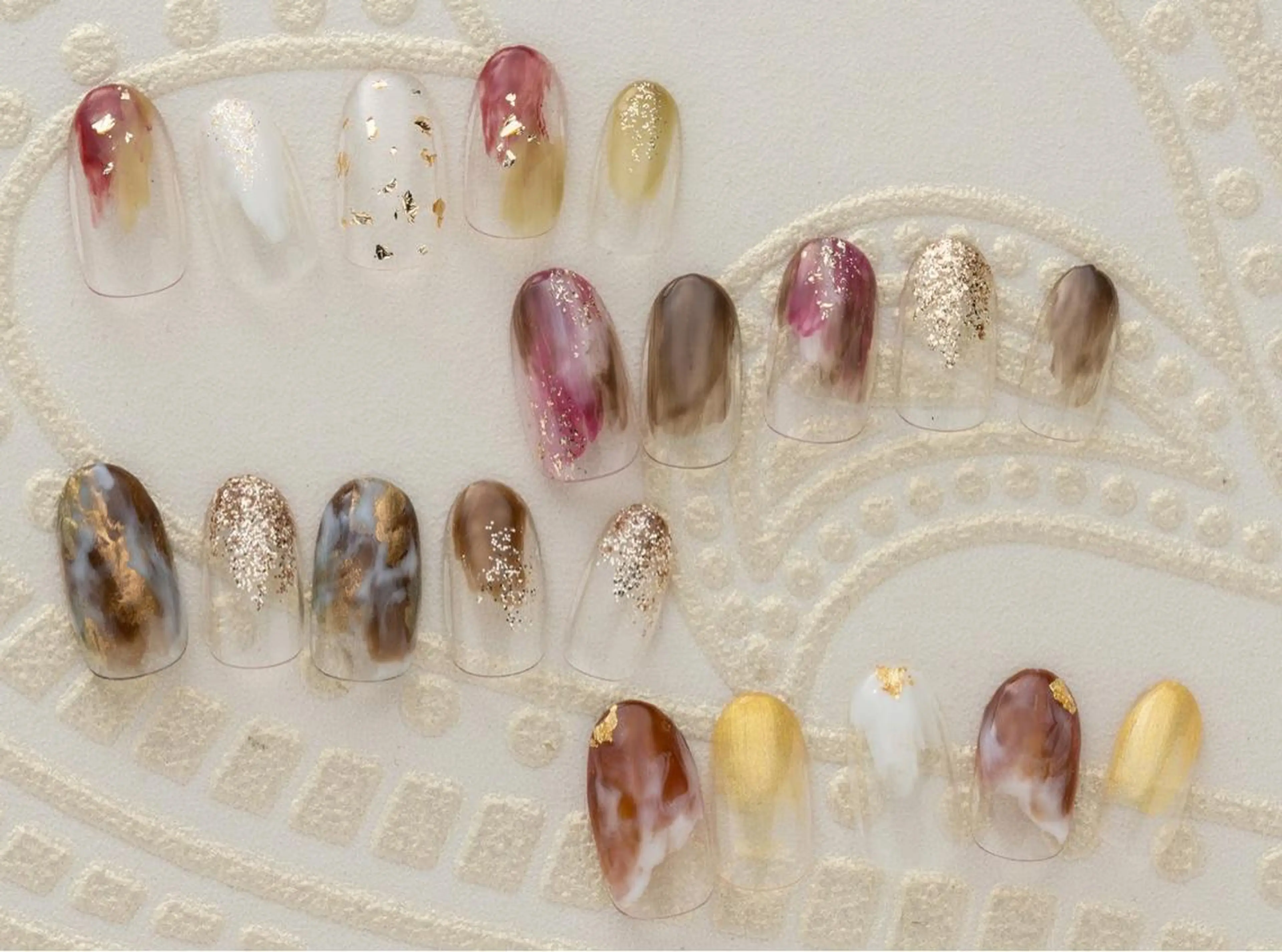 ★新規 &ご来店３回目までの方★【オフなし】塗りかけニュアンスコース【ニュアンスネイル＆透け感がお好きな方向け🐣🤎】の写真