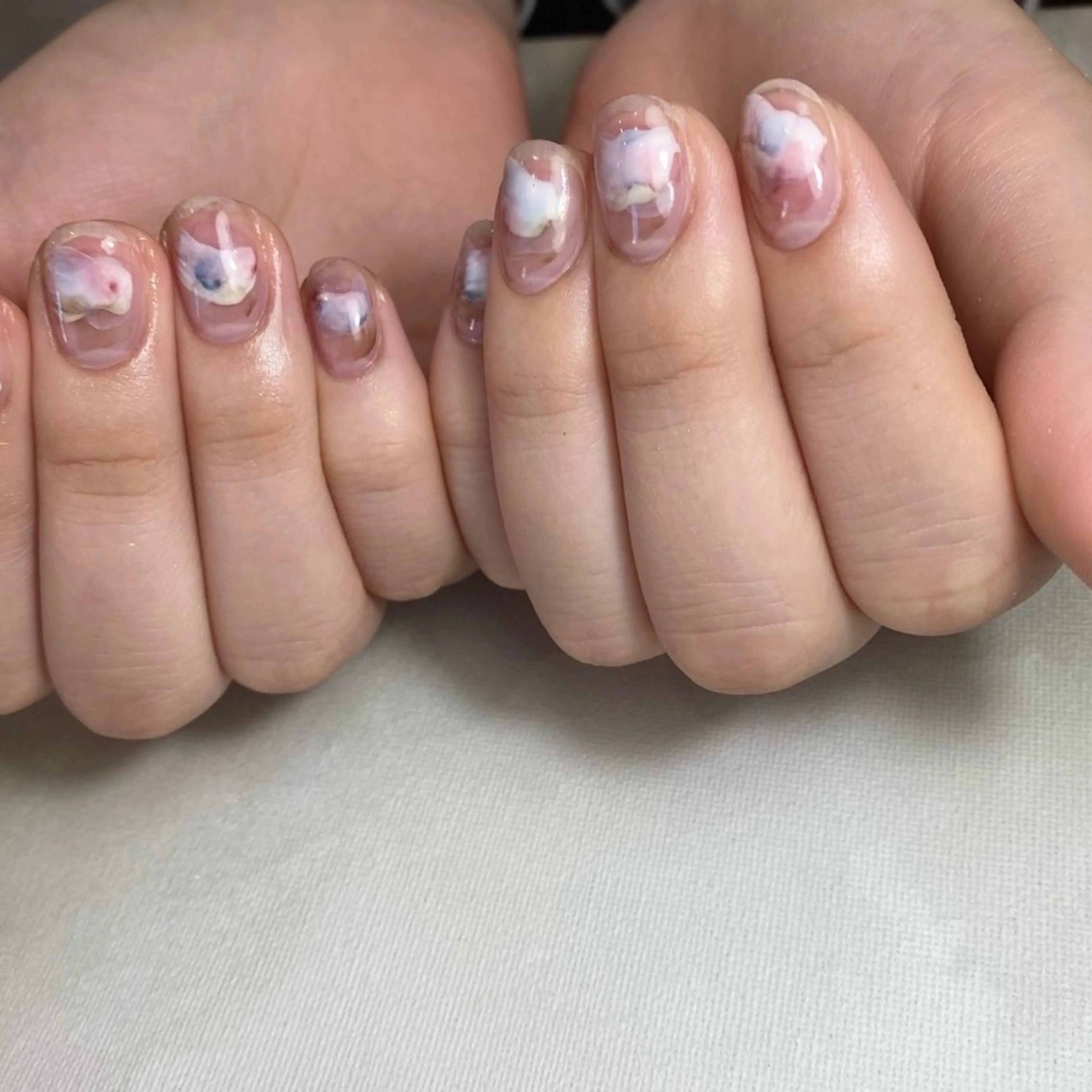 ネイル ニュアンスネイル オフィスネイル ハンドネイル nail‪◯ petitnanoのネイルデザイン