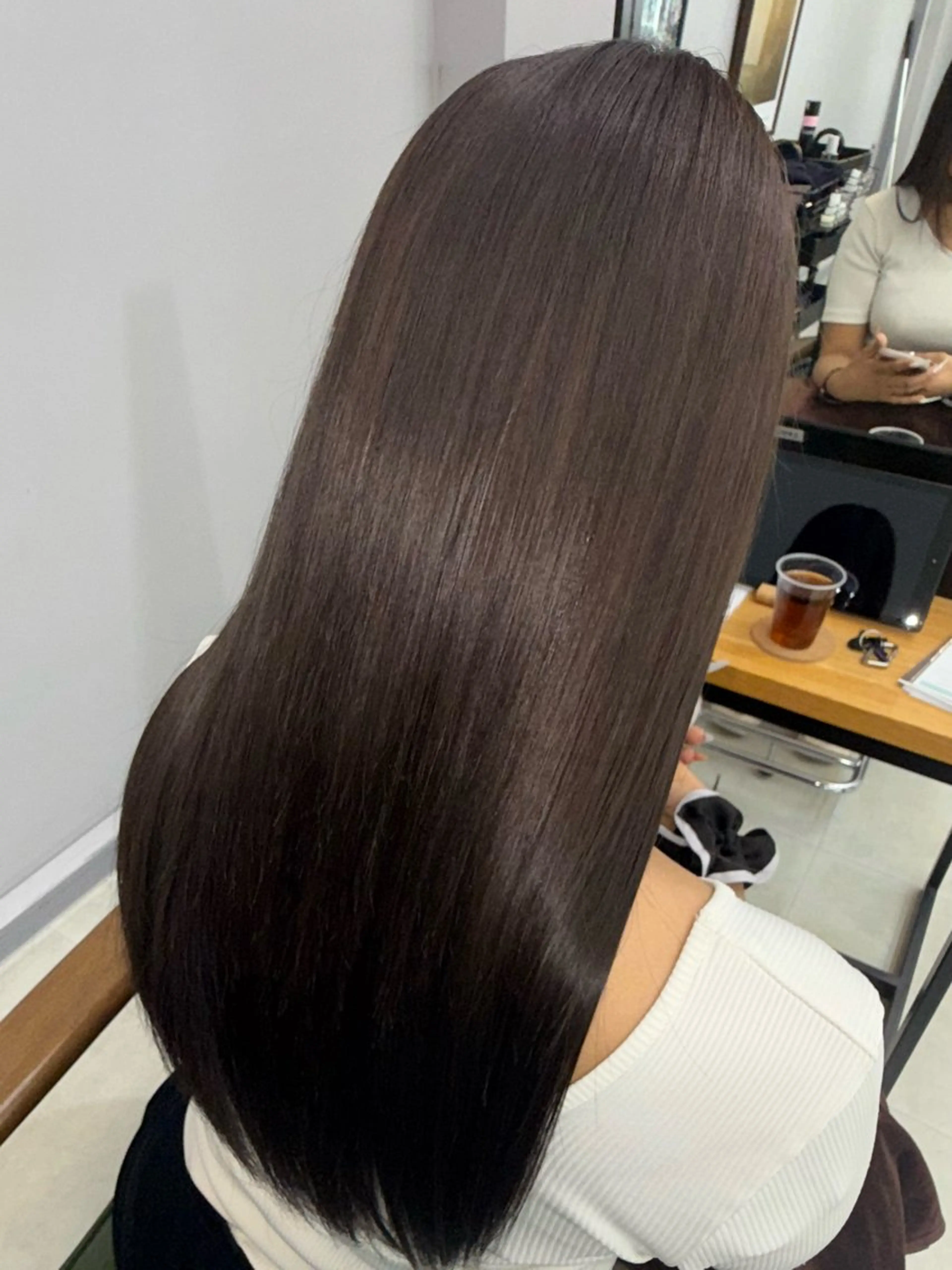 ロング 髪質改善 トリートメント カット ヘアカラー トリートメント 小池 風賀のヘアスタイル