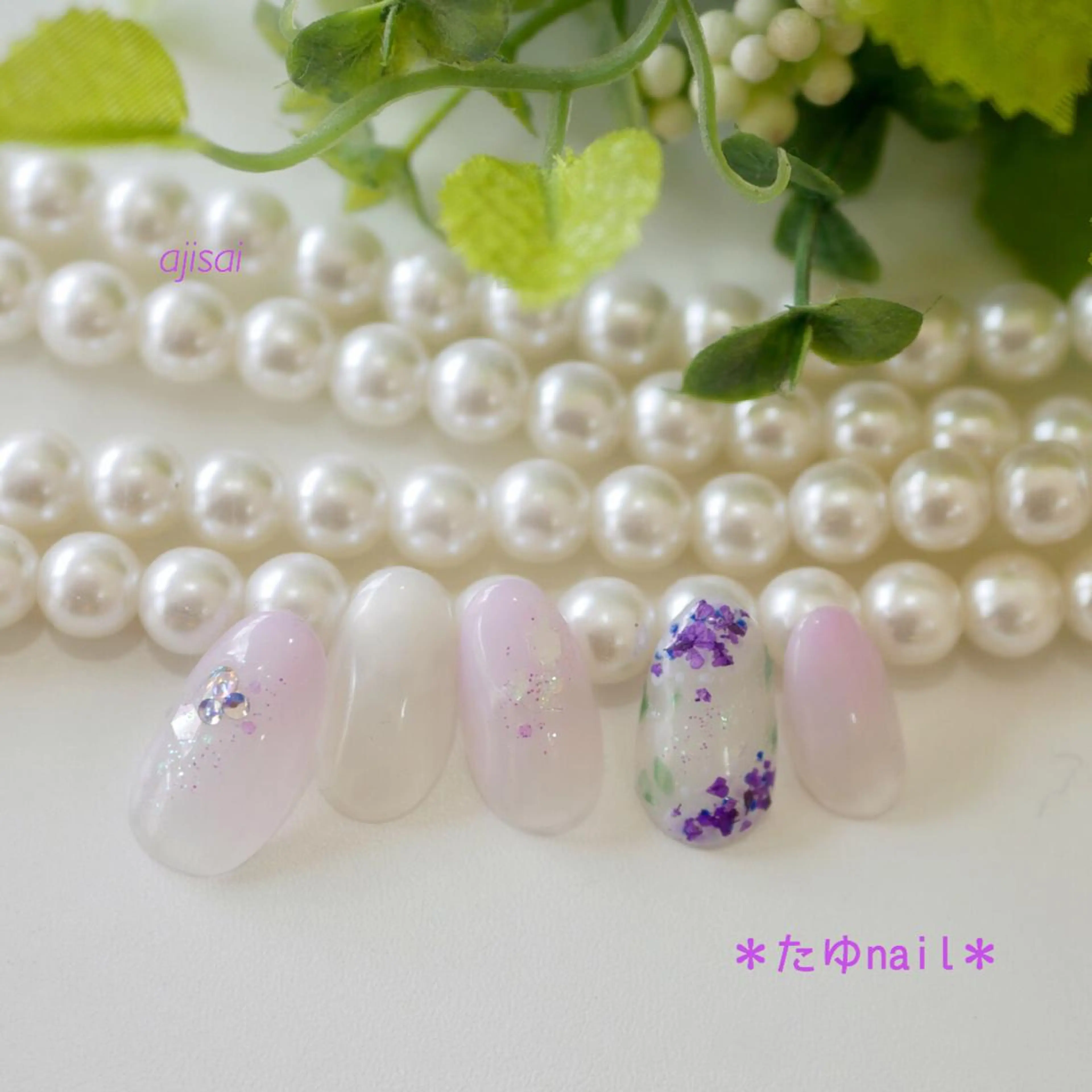 ネイル ハンドネイル ネイルサロン・ネイルスクール　たゆnail所属・ネイルサロン 【たゆnail】のネイルデザイン