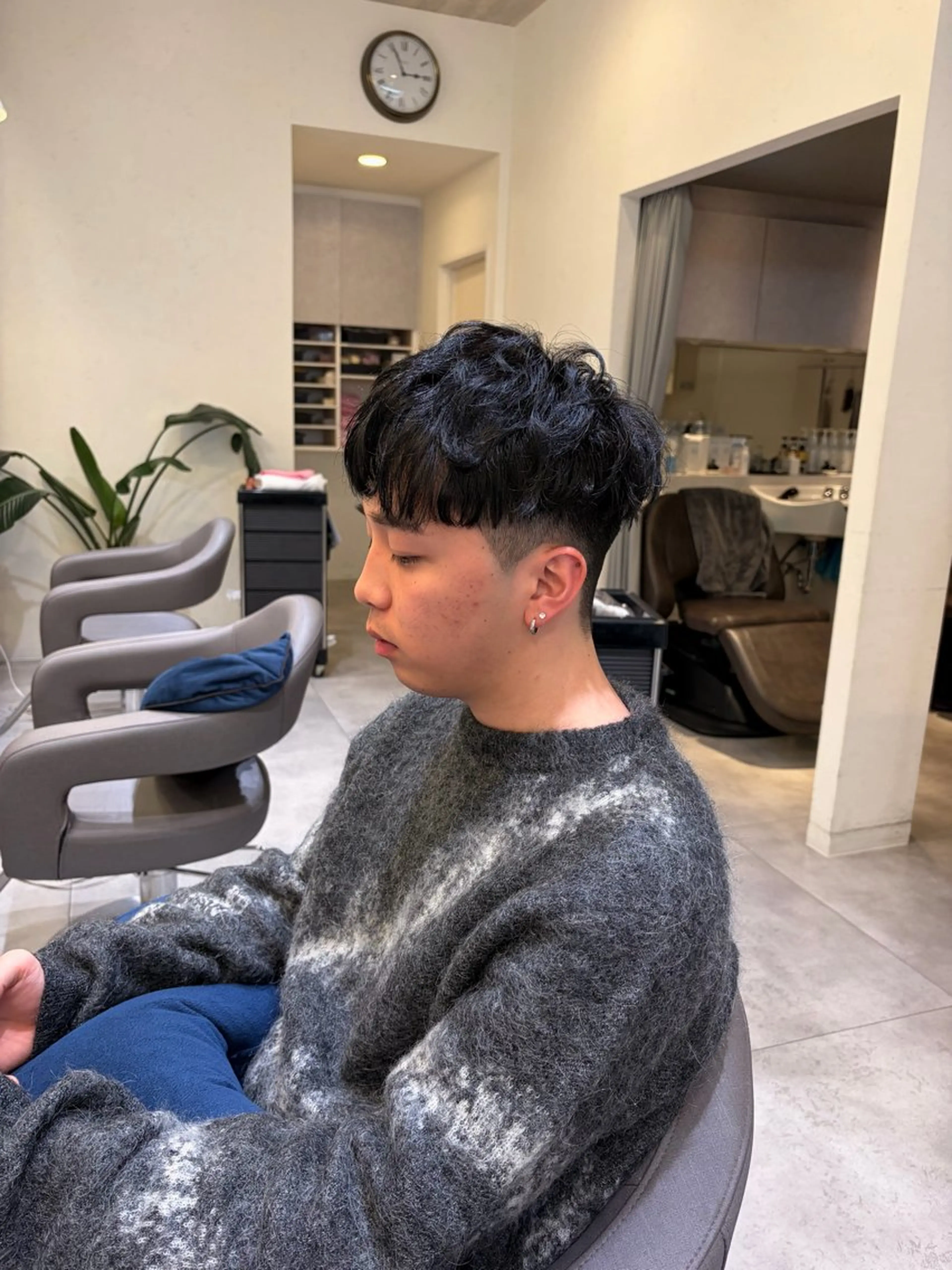 メンズ メンズパーマ yuu モデル募集のヘアスタイル