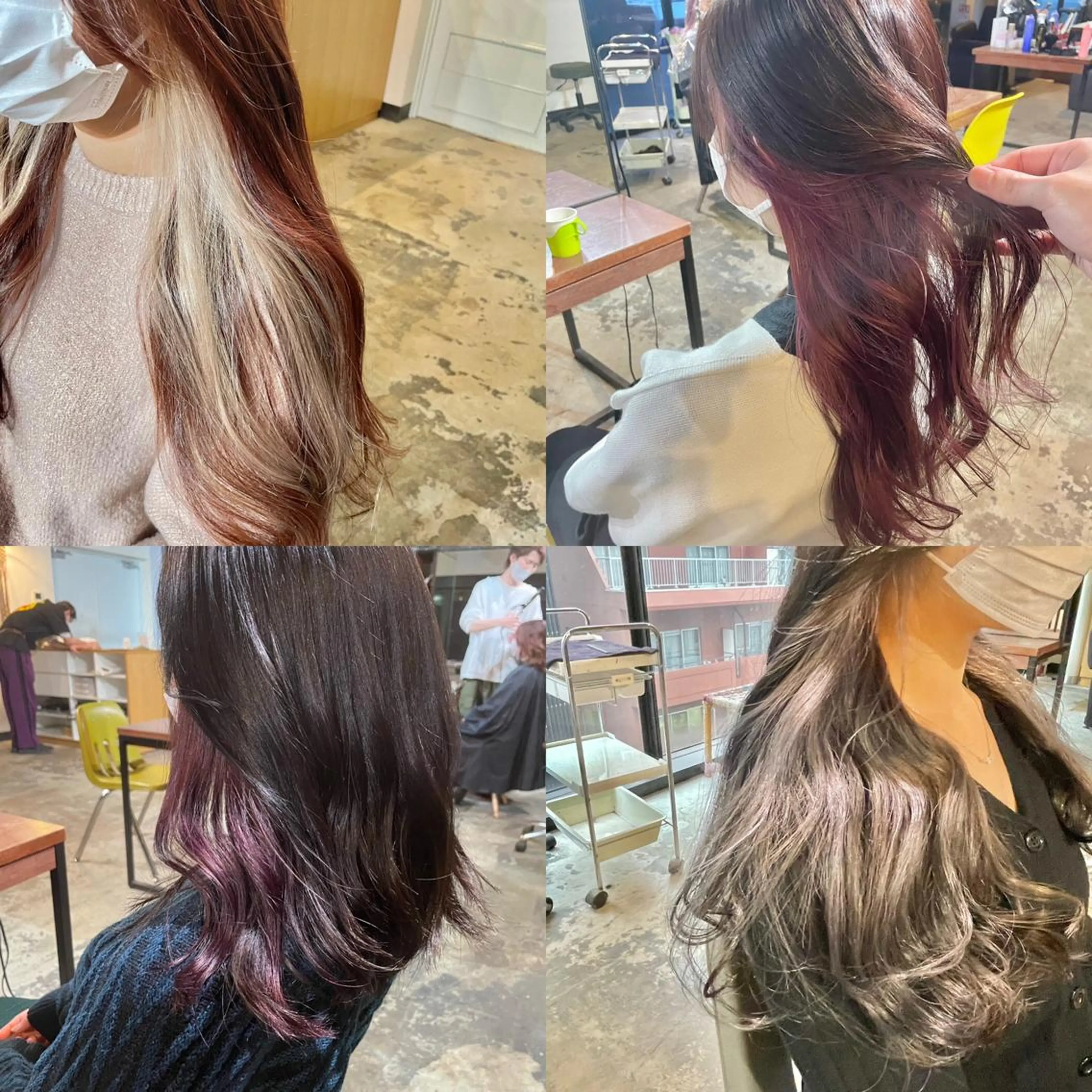 ミディアム カラー La fith hair ray所属・メンズ/パーマ/ ブリーチ/KAITOのヘアスタイル