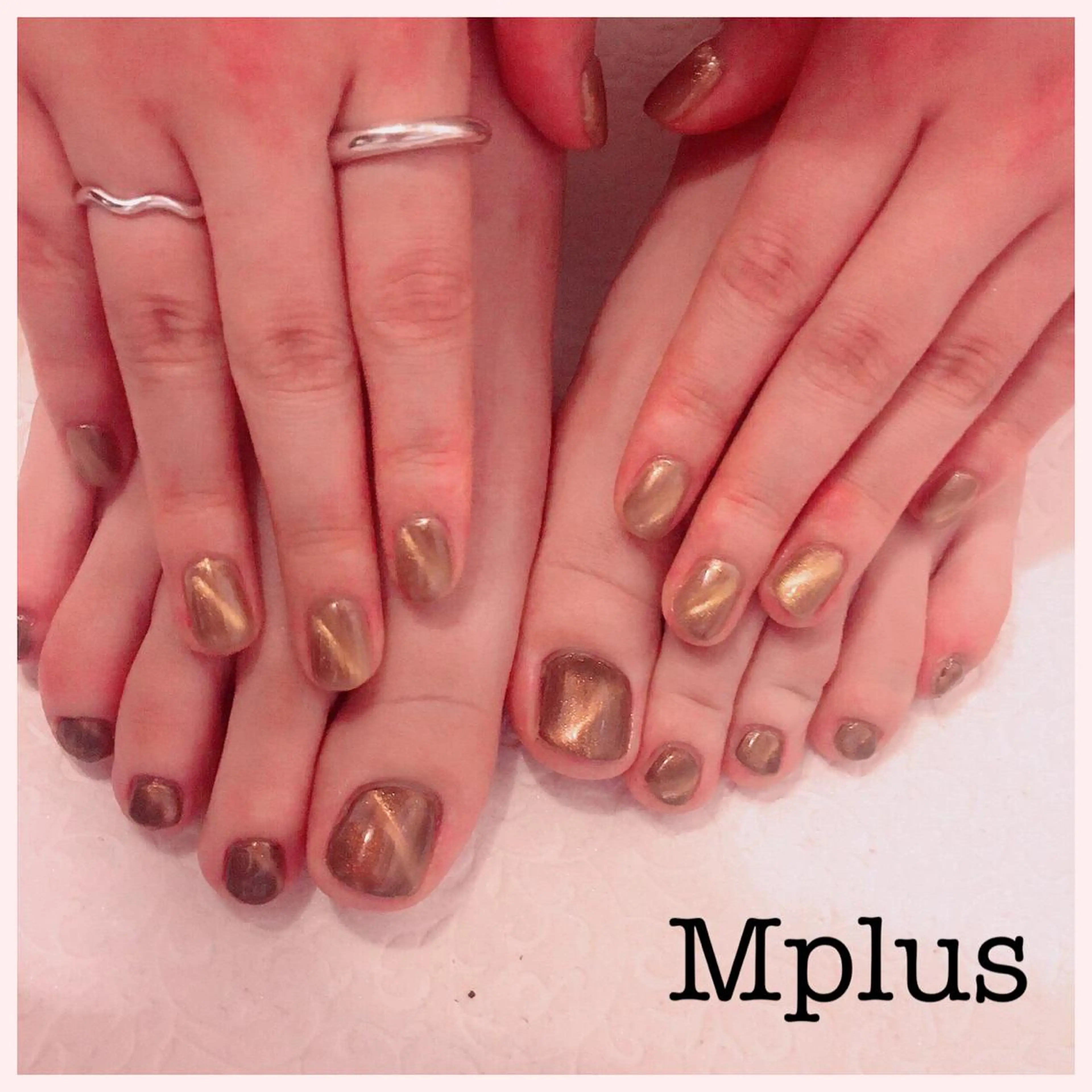 ネイル フットネイル マグネットネイル ハンドネイル Mplus miyukiのネイルデザイン