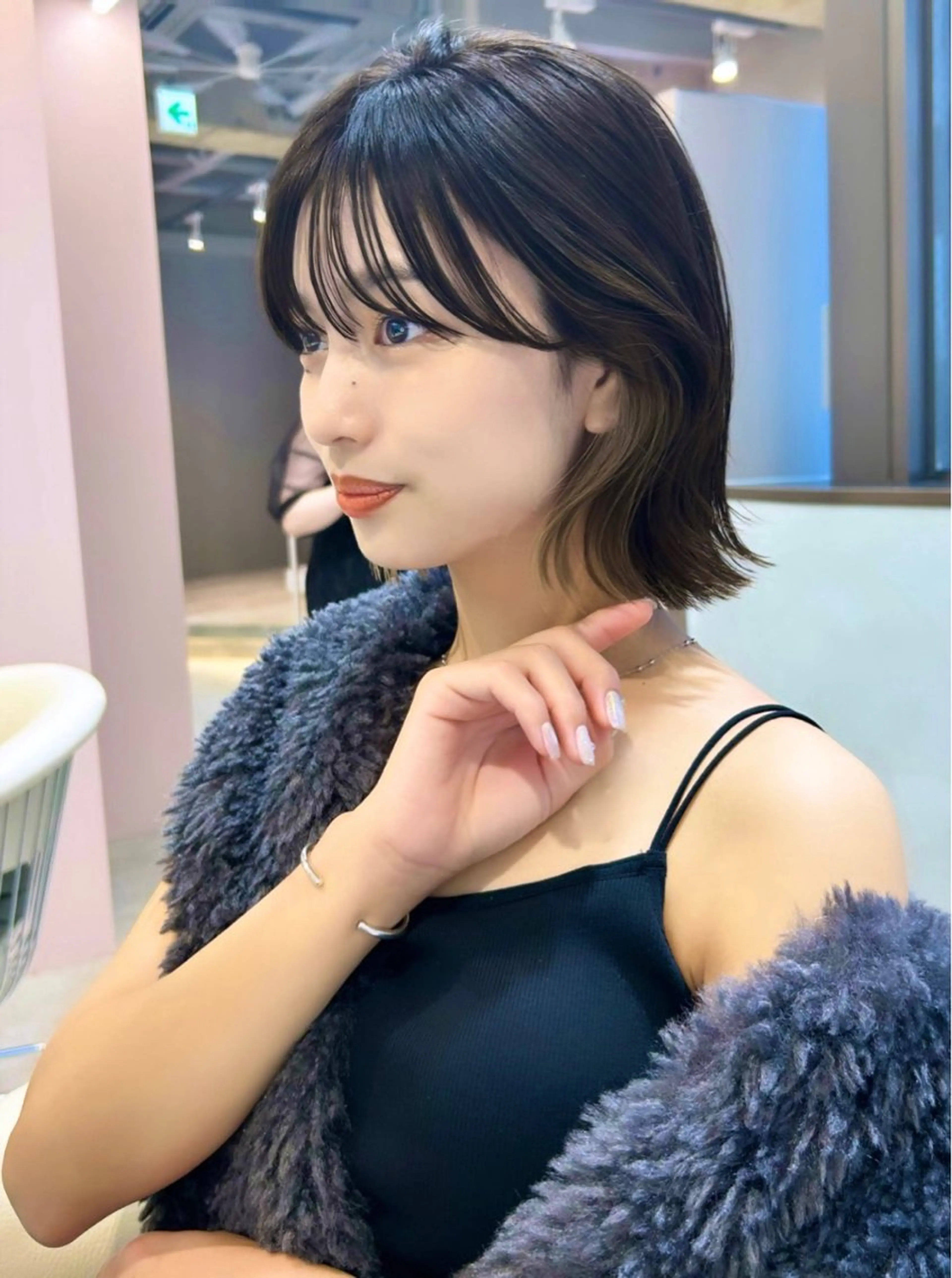 ショート 韓国顔周りヘア 🇰🇷💐石井遥のヘアスタイル