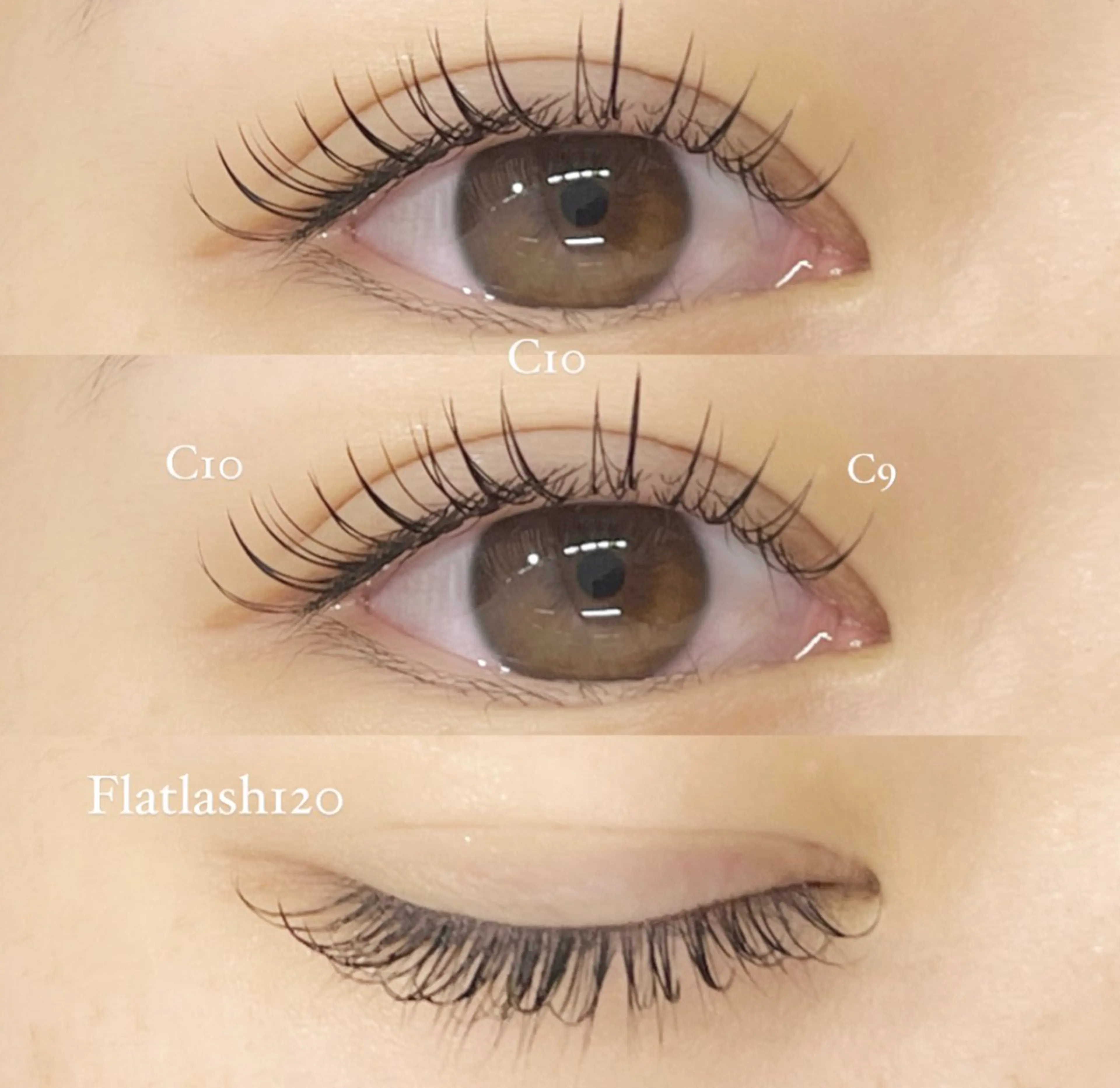 マツエク・マツパ Cカール 𝑻𝑹𝑰𝑵𝑻 えつこ ♥︎のマツエク・マツパデザイン