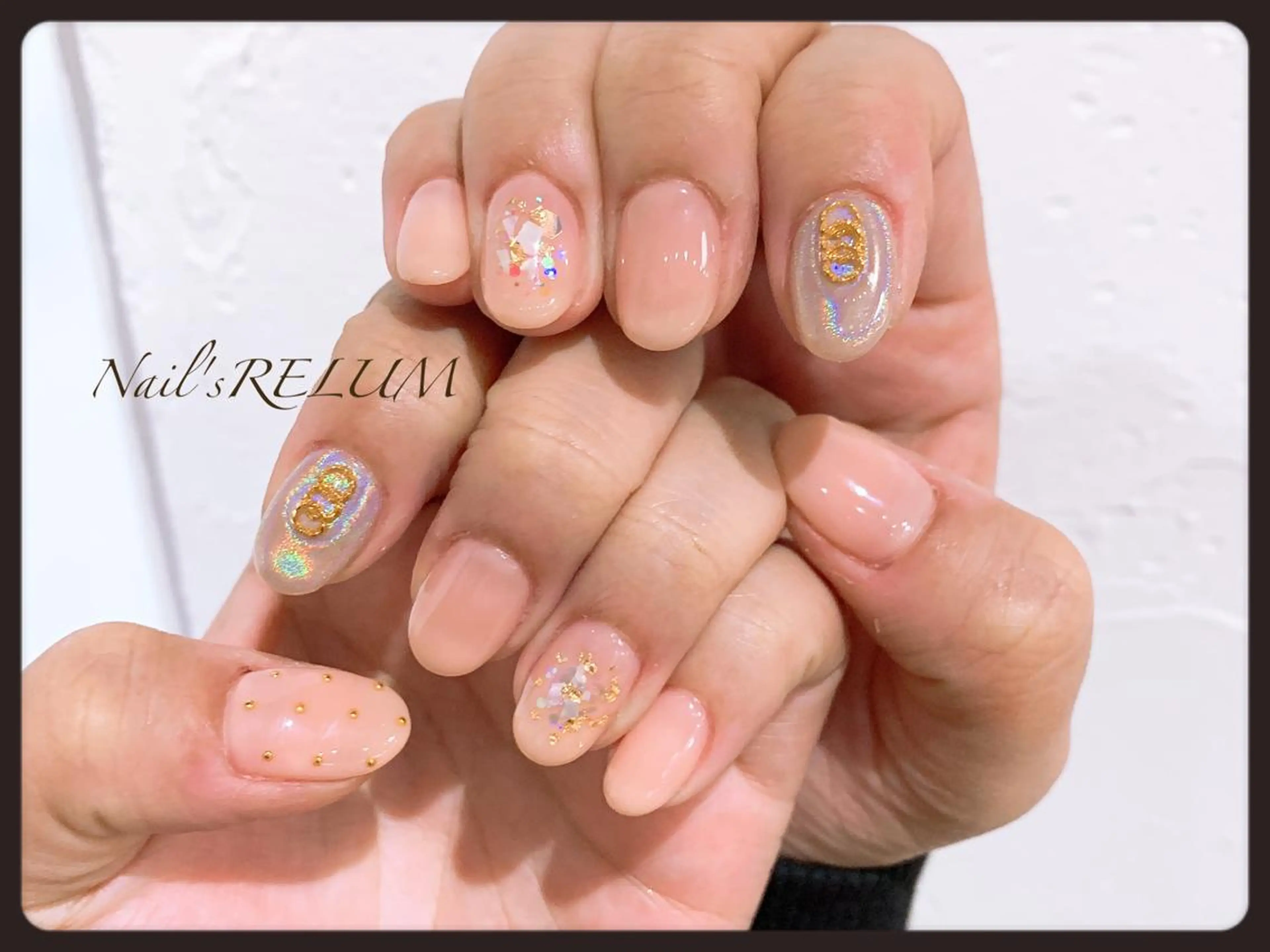 ネイル 春ネイル ハンドネイル THECOLORS所属・近貞 莉奈のネイルデザイン