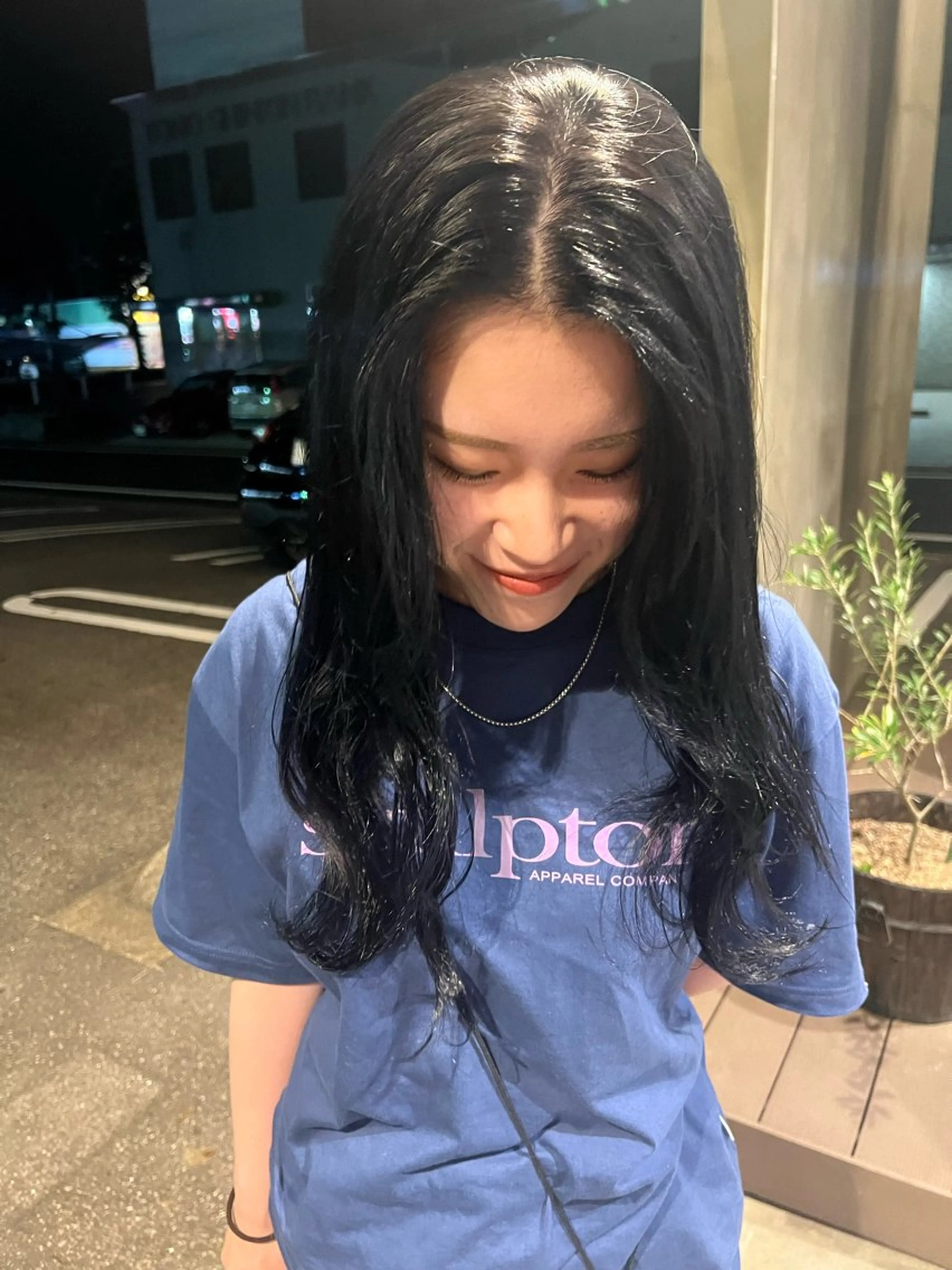 カラー 杉岡 ちさのヘアスタイル