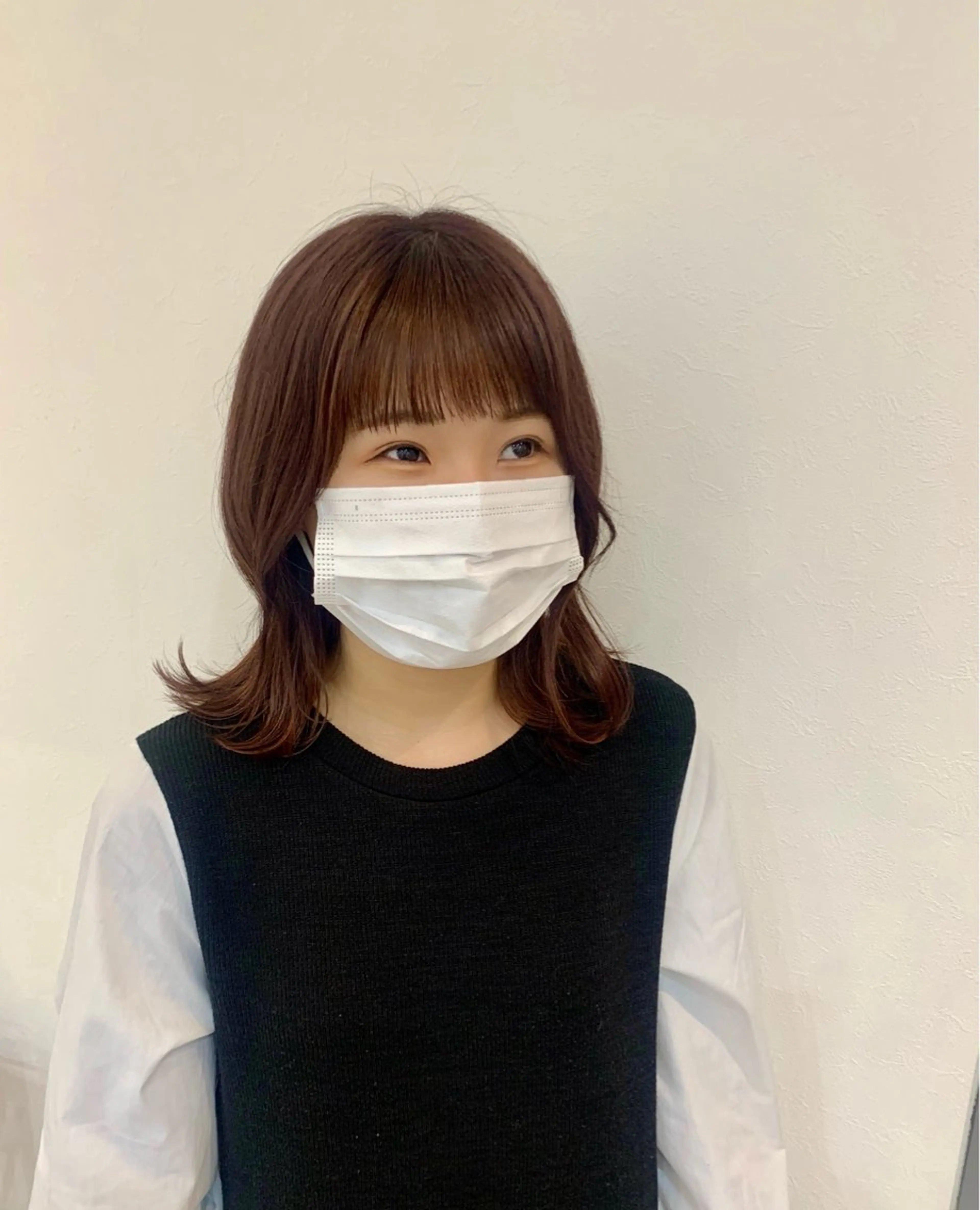 セミロング 竹村 恵功代のヘアスタイル