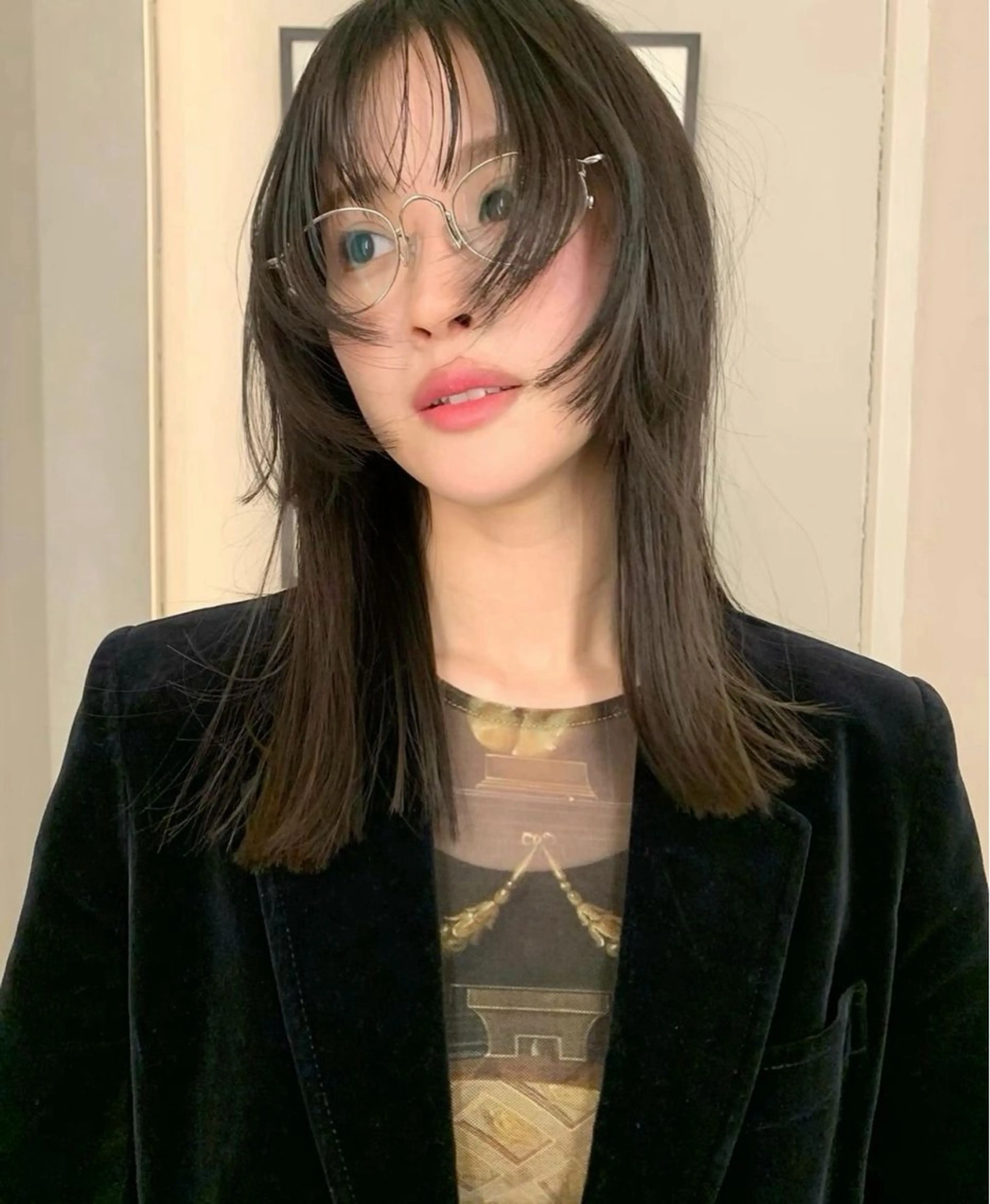 ロング カラー カット 表参道/赤み無し 透明感 colorのヘアスタイル