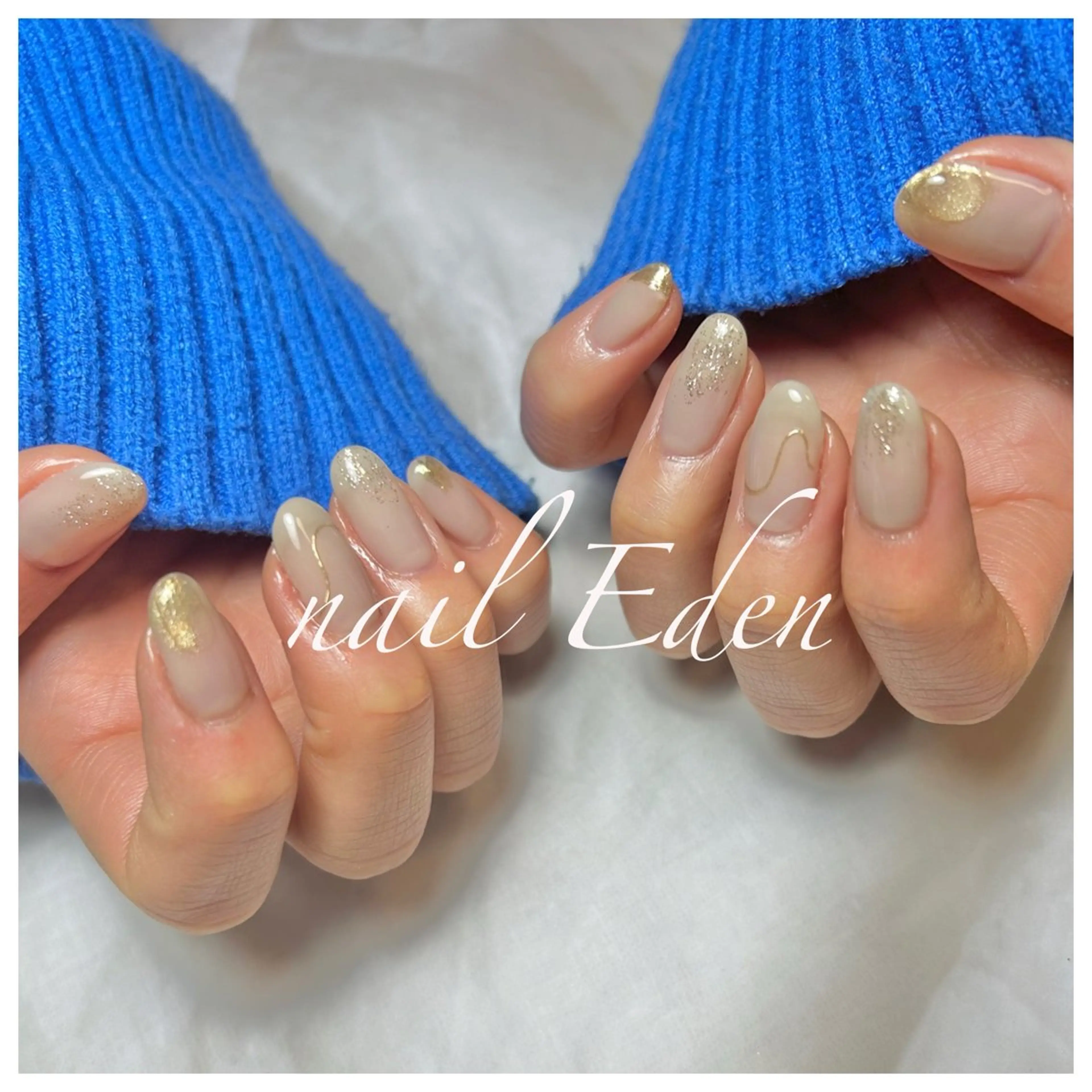 ネイル 持ち込み ハンドネイル ハンドケア Eden　private nail saron所属・Eden ♾️のネイルデザイン