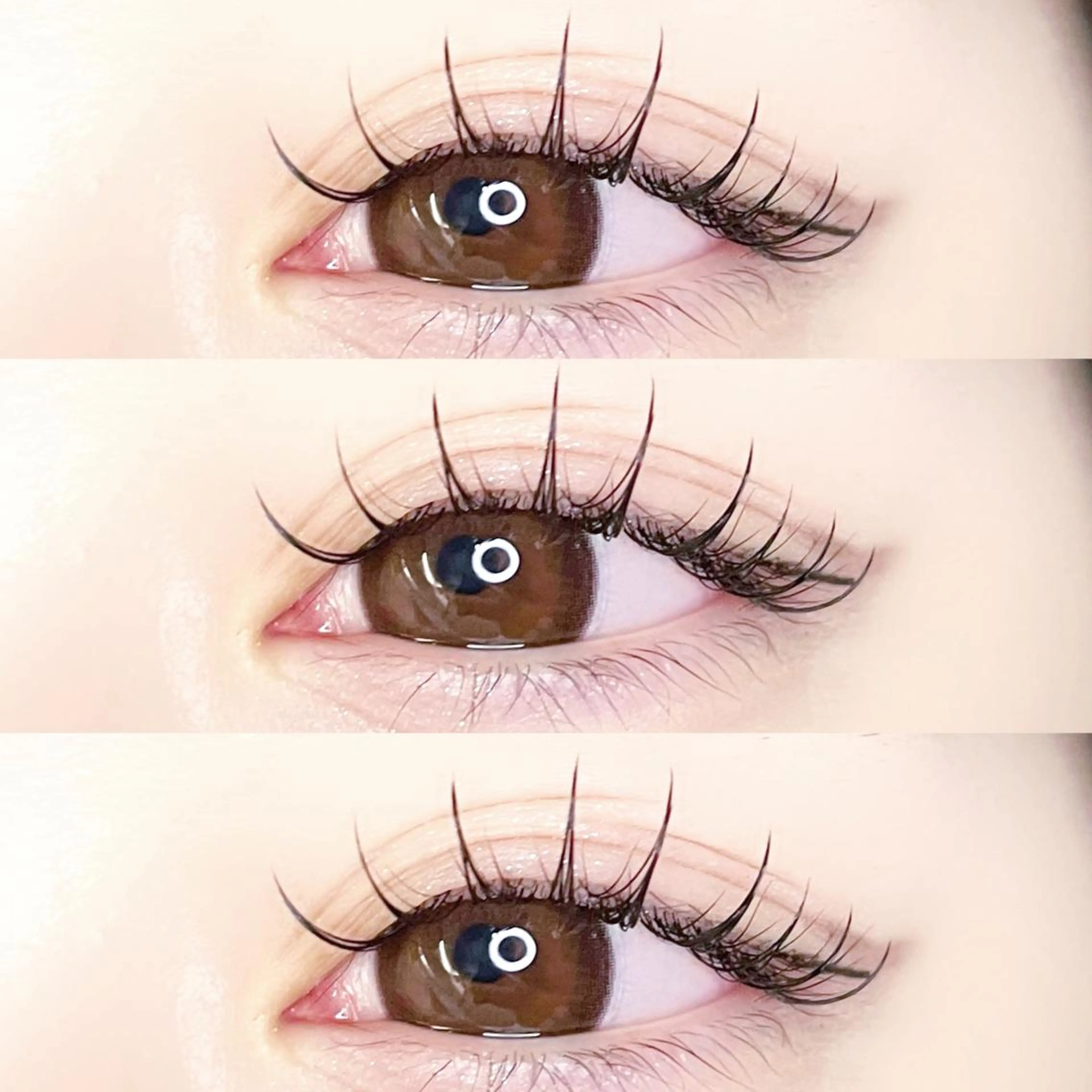 マツエク・マツパ キュート フラットラッシュ マツエク ゆいな 💖のマツエク・マツパデザイン