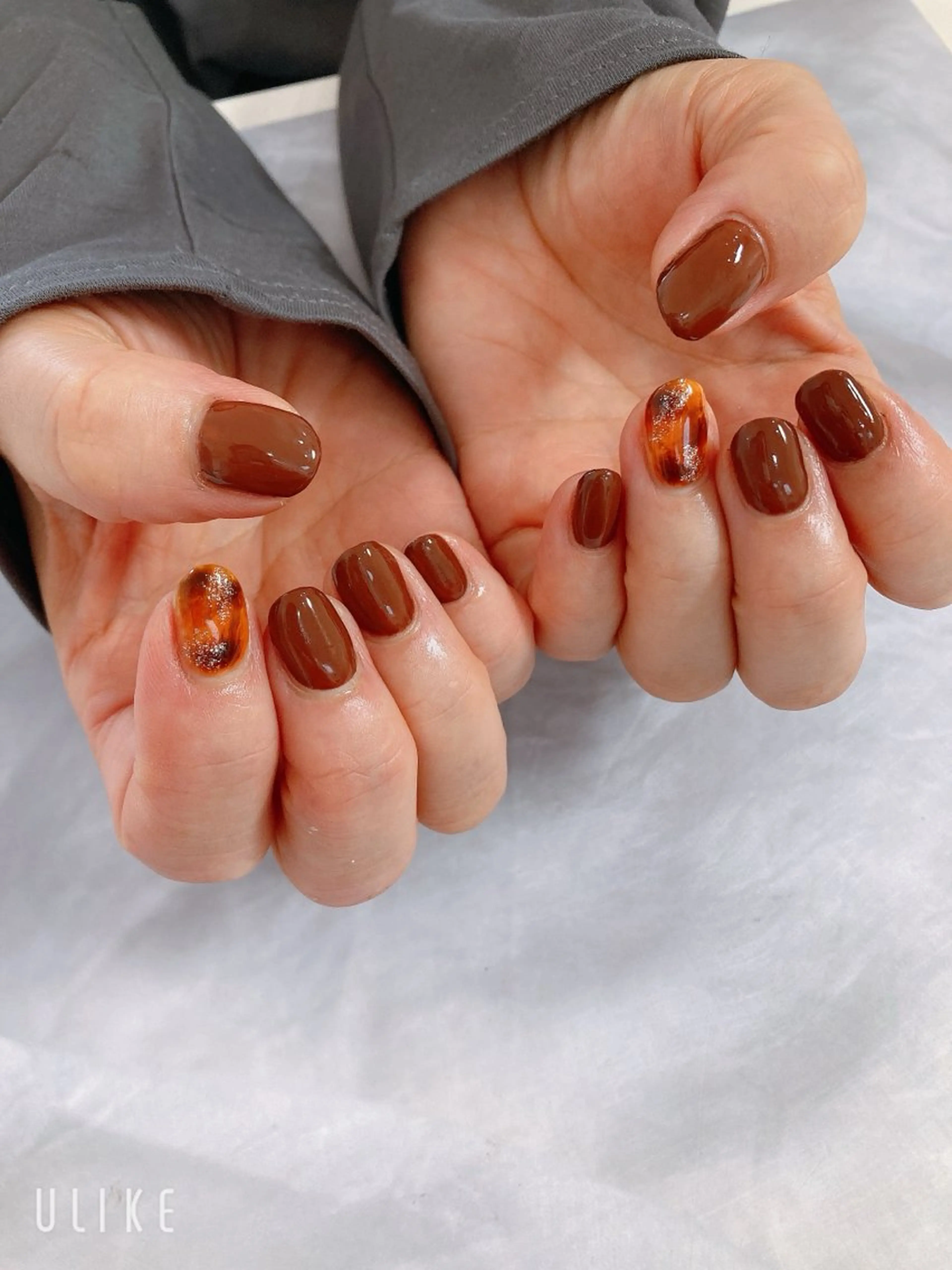 ネイル BURGUNDY keikoのネイルデザイン