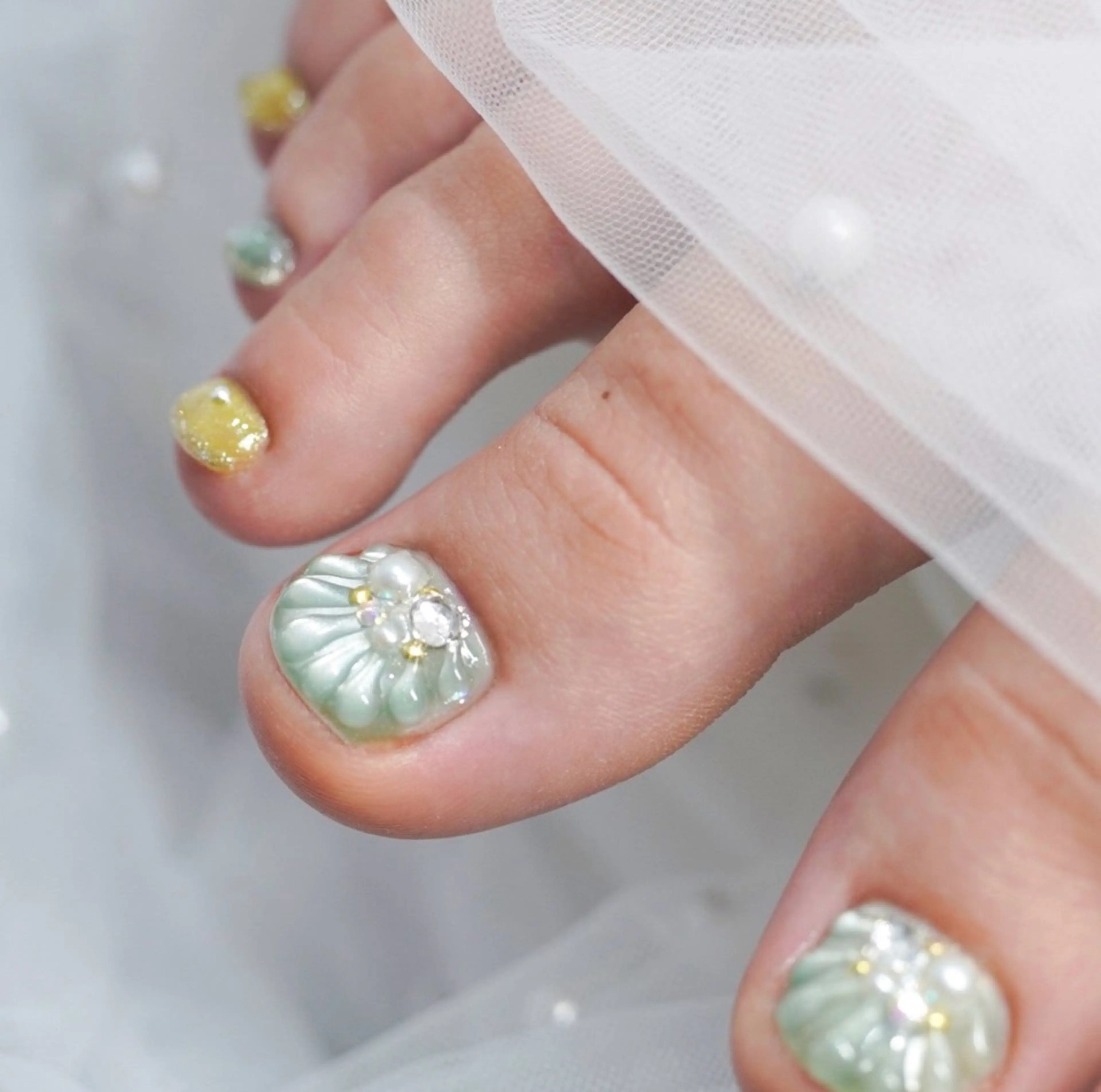 ショート フットネイル Re nail所属・Re nailのネイルデザイン