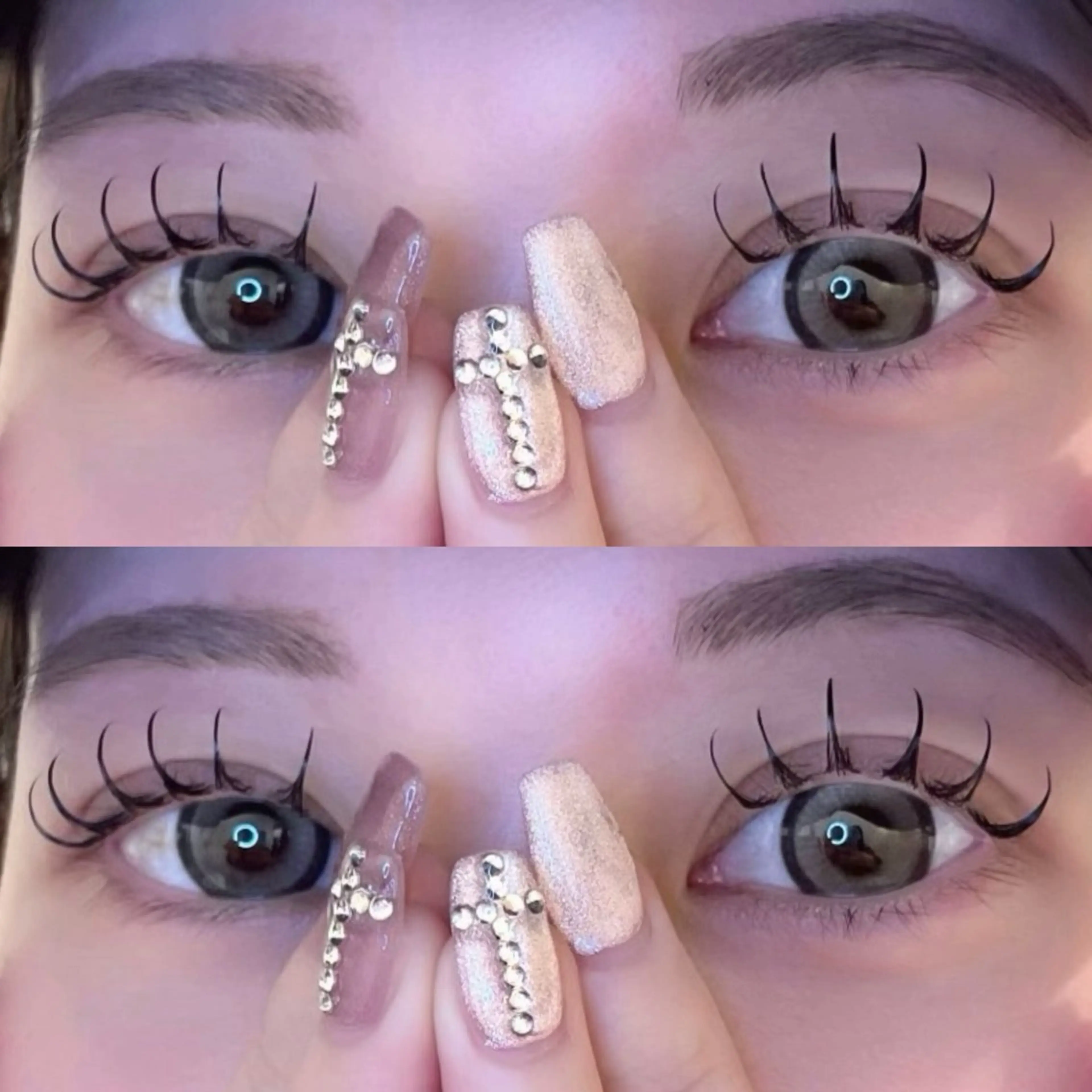 マツエク・マツパ バインドロック マツエク ♥️JiJi ♥️のマツエク・マツパデザイン