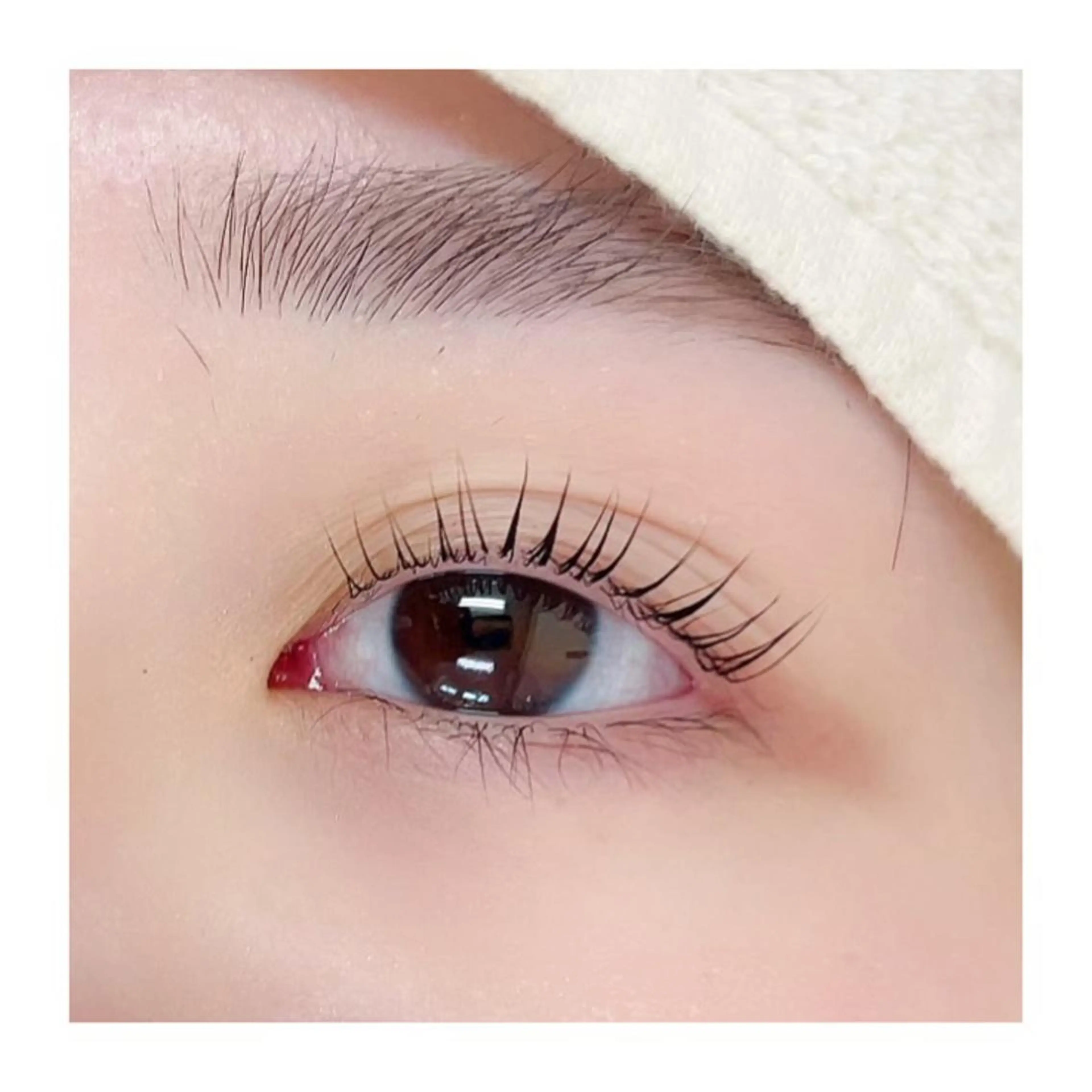 マツエク・マツパ パリジェンヌラッシュリフト 山田 あさ美のマツエク・マツパデザイン