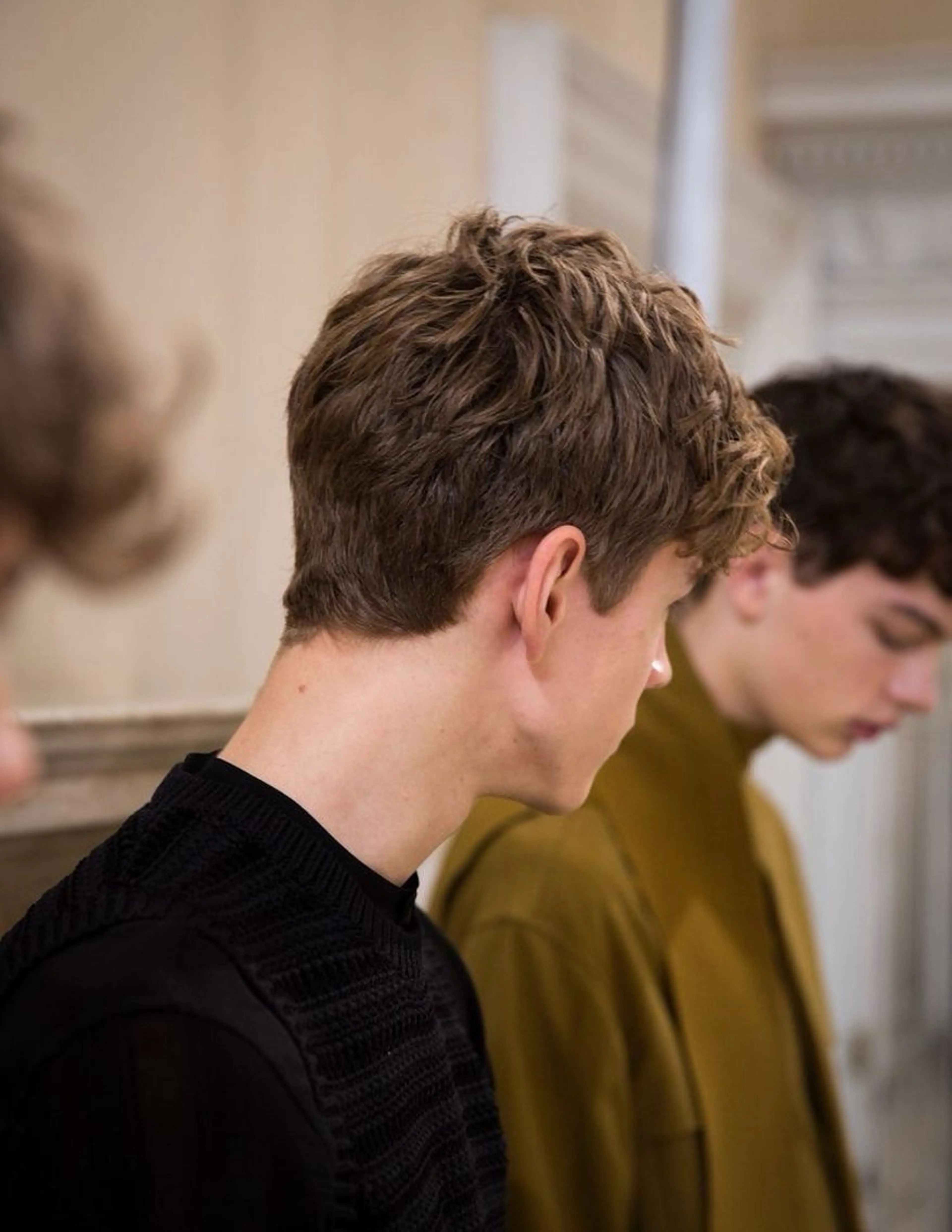 カラー メンズ 外国人風カラー カット パーマ atelier doux dimanche（アトリエ・ドゥー・ディマンシュ）所属・Fukamiレイヤー 透明感カラーのヘアスタイル