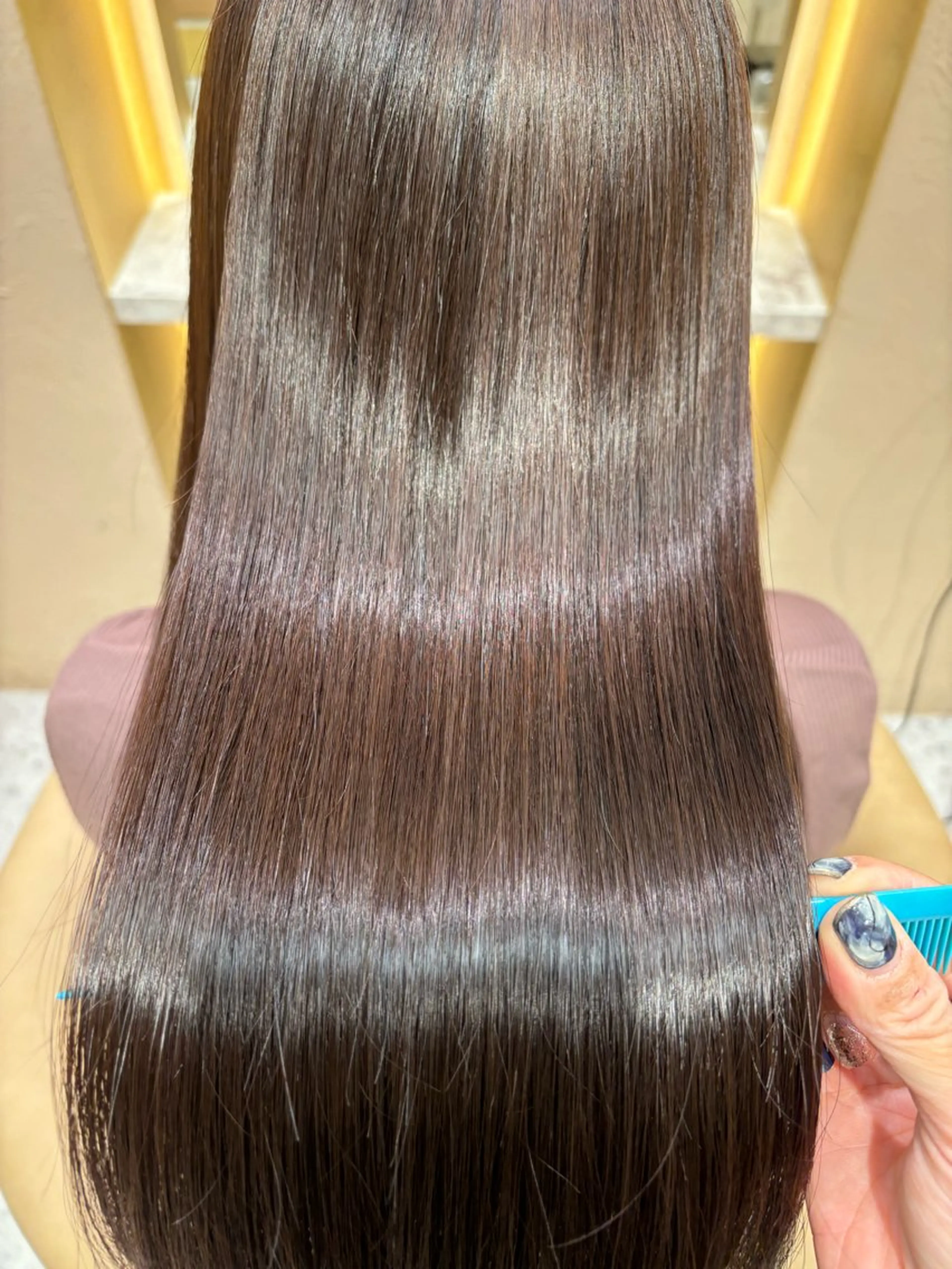 ロング パーマ 縮毛矯正 あかね☆ヘアアレンジ /ボブ/縮毛矯正のヘアスタイル