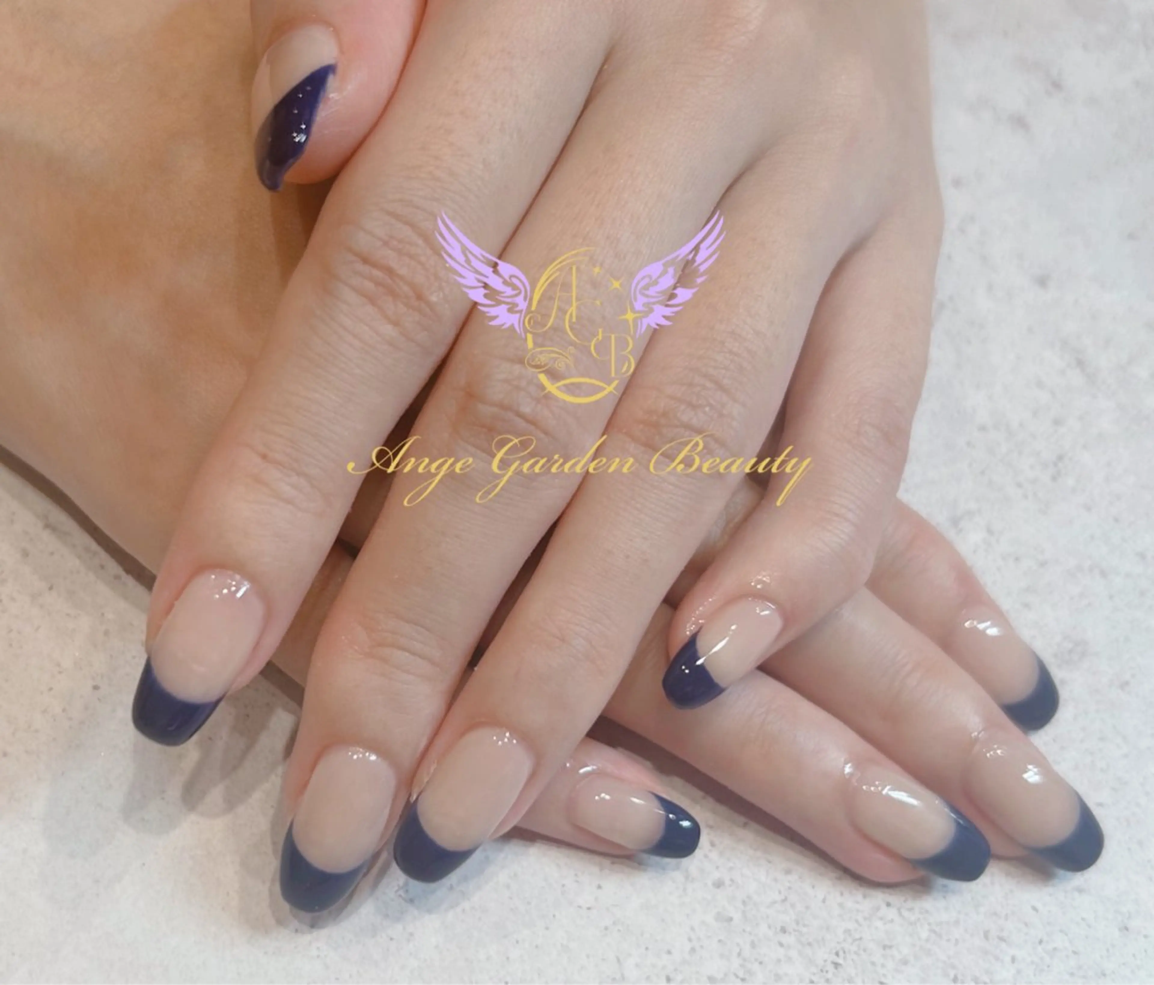 ネイル フレンチネイル AngeGarden Beautymihoのネイルデザイン