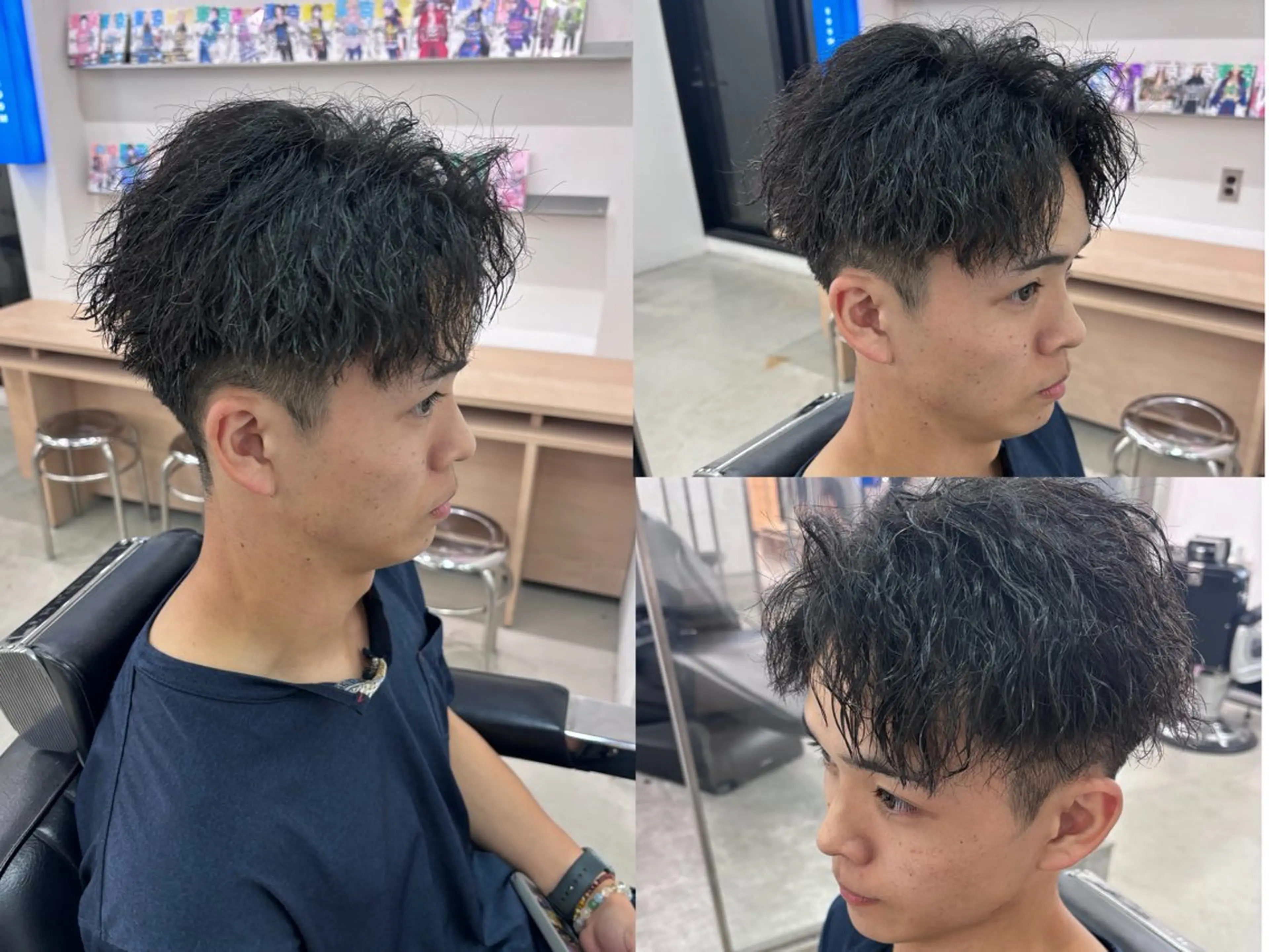 パーマ メンズ カット パーマ 土岐 仁/メンズ専門 パーマ特化美容師🌀のヘアスタイル