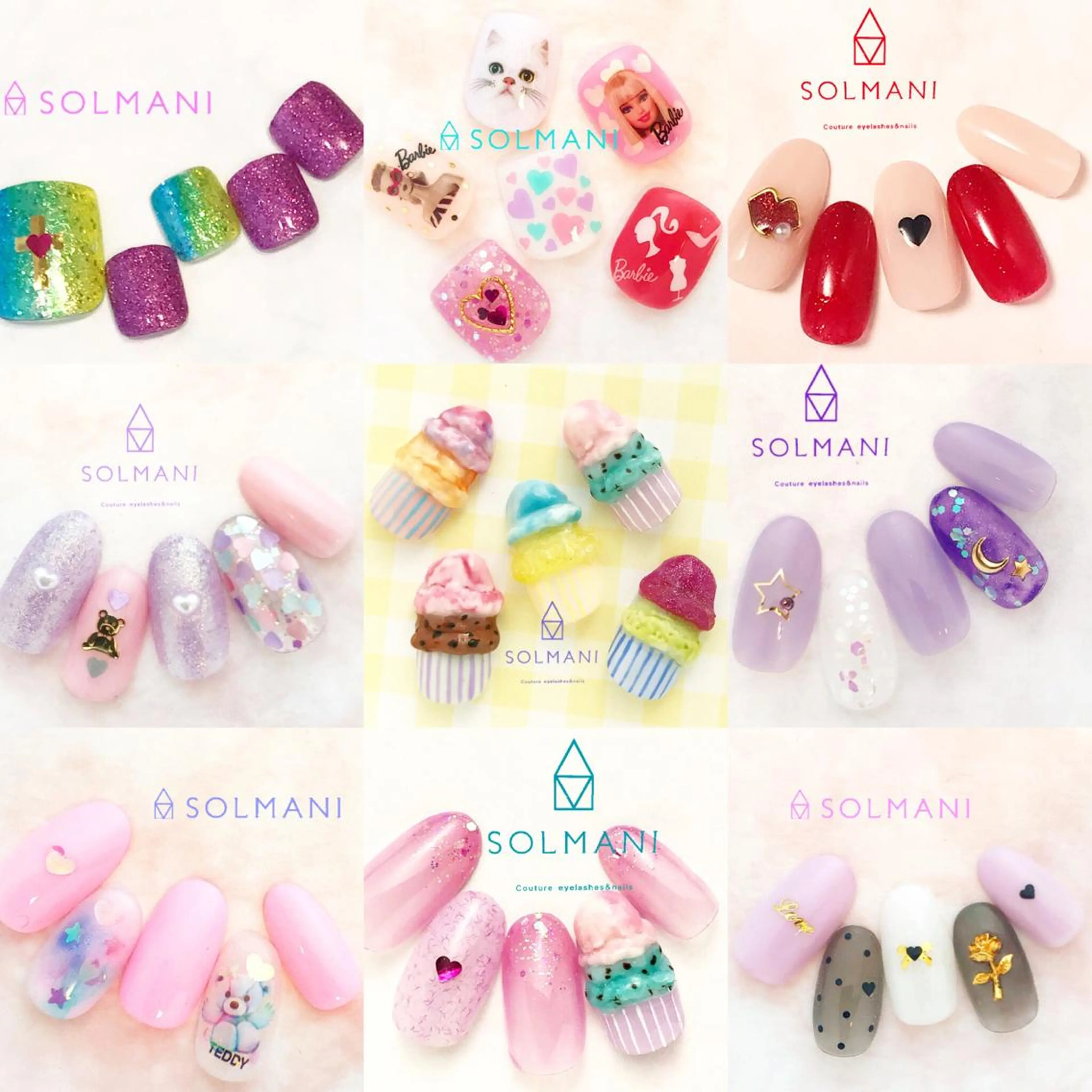 ネイル SOLMANI 予約担当のネイルデザイン