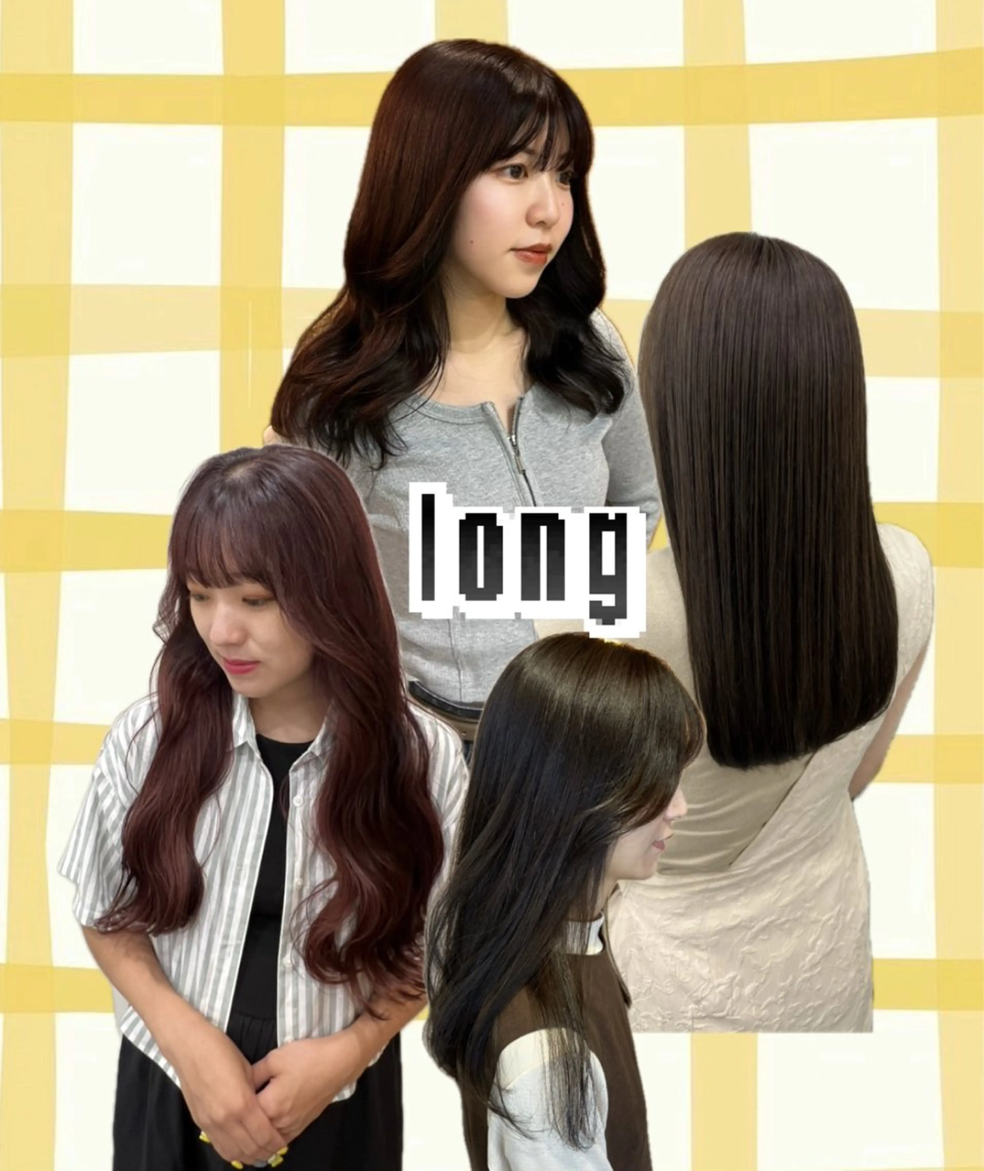 ロング 似合わせ/顔周り / レイヤーのヘアスタイル