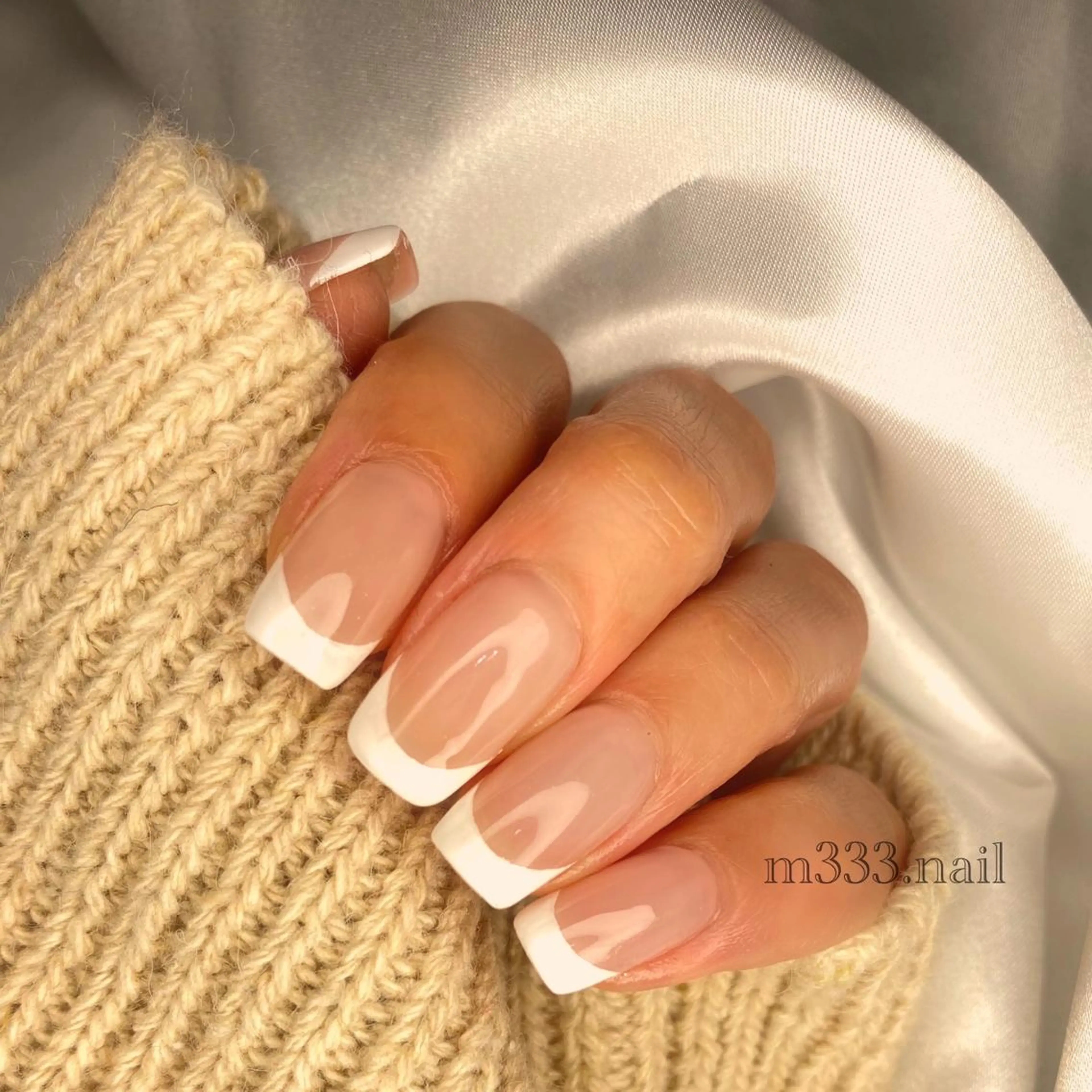 ネイル フレンチネイル ハンドネイル hair  MILE.所属・MILE. mukonosouのネイルデザイン