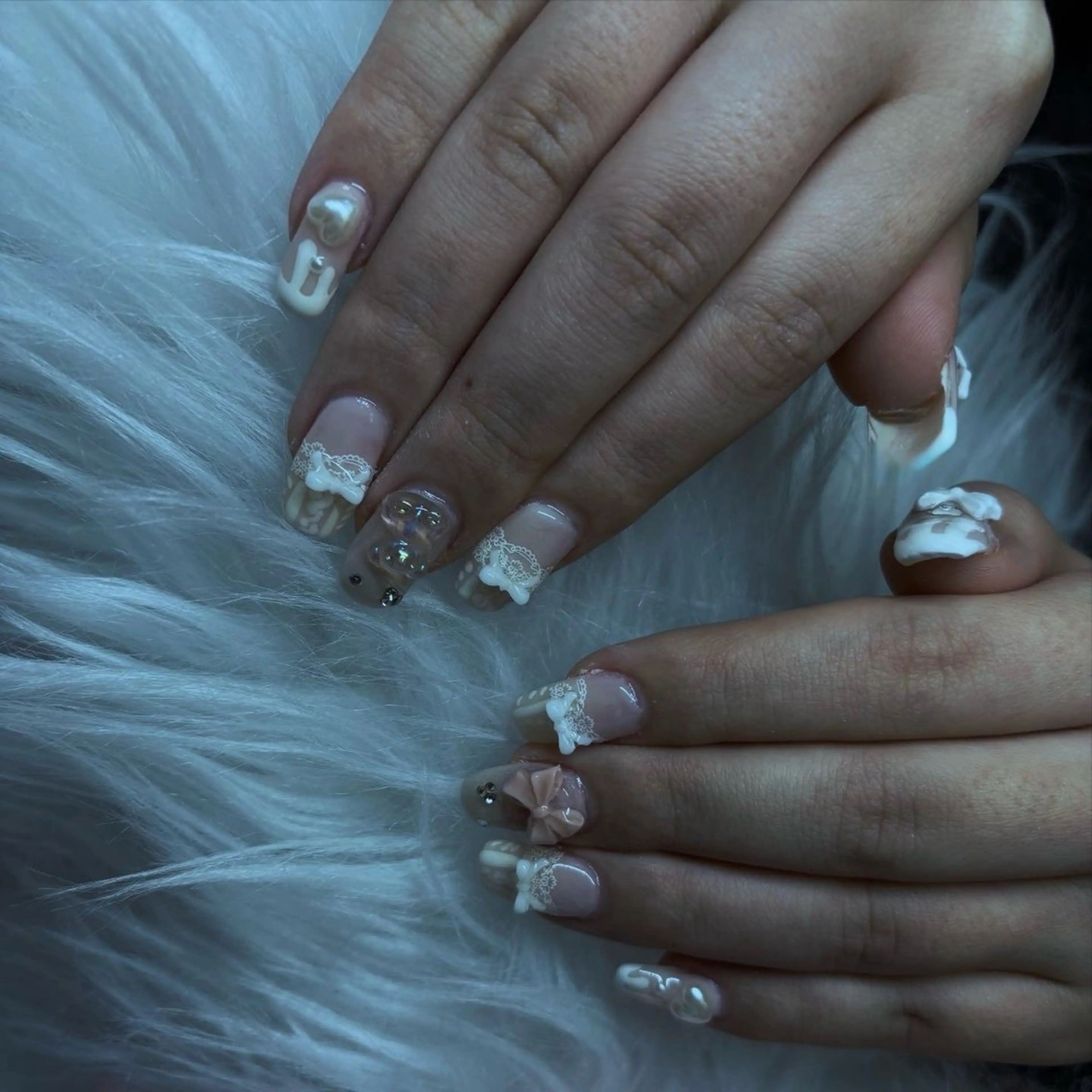 ネイル 長さ出し 持ち込み 冬ネイル ハンドネイル vante_aimi .パラジェル取扱店のネイルデザイン