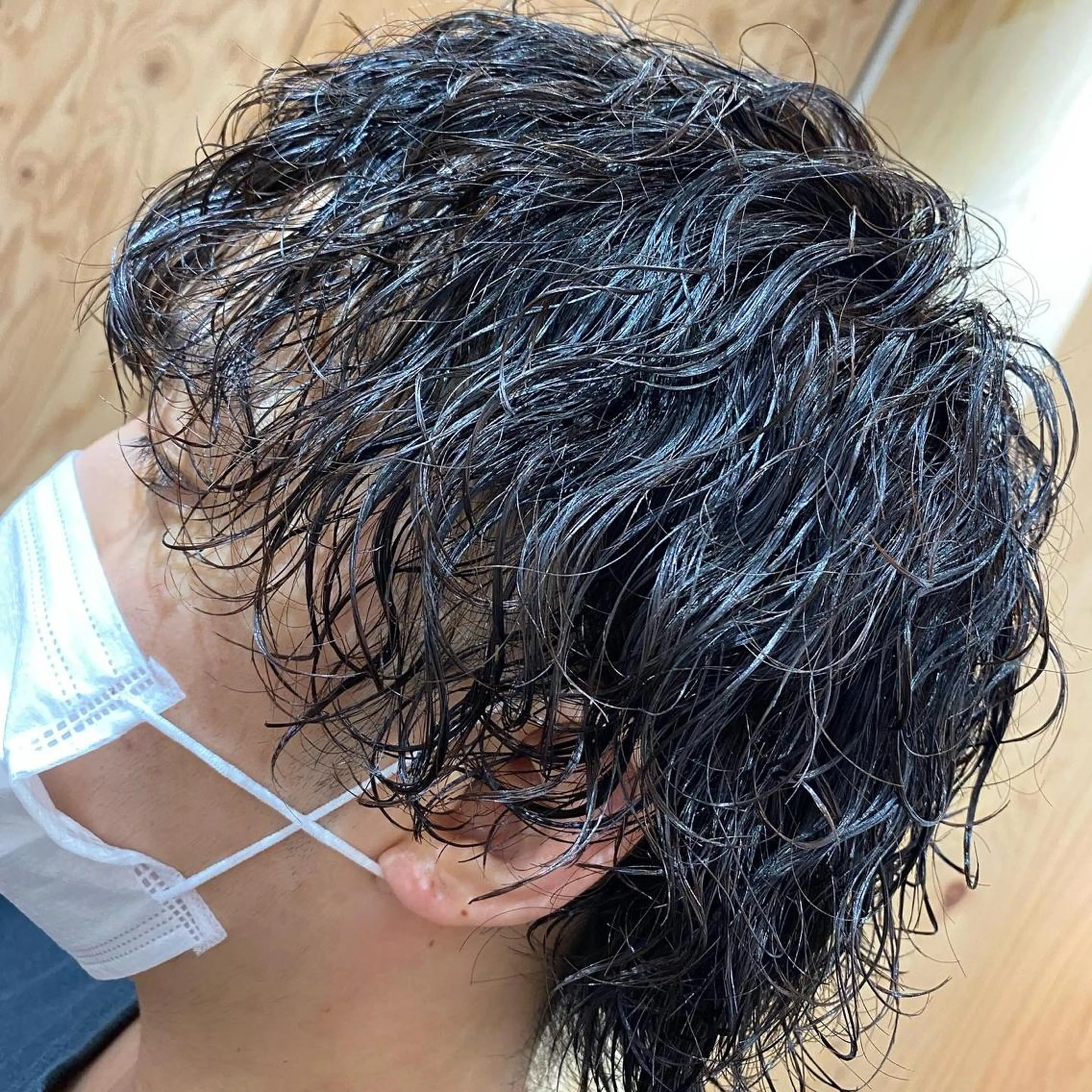 パーマ メンズ カット ヘアセット メンズブリーチカラー /パーマ ごーた立川のヘアスタイル