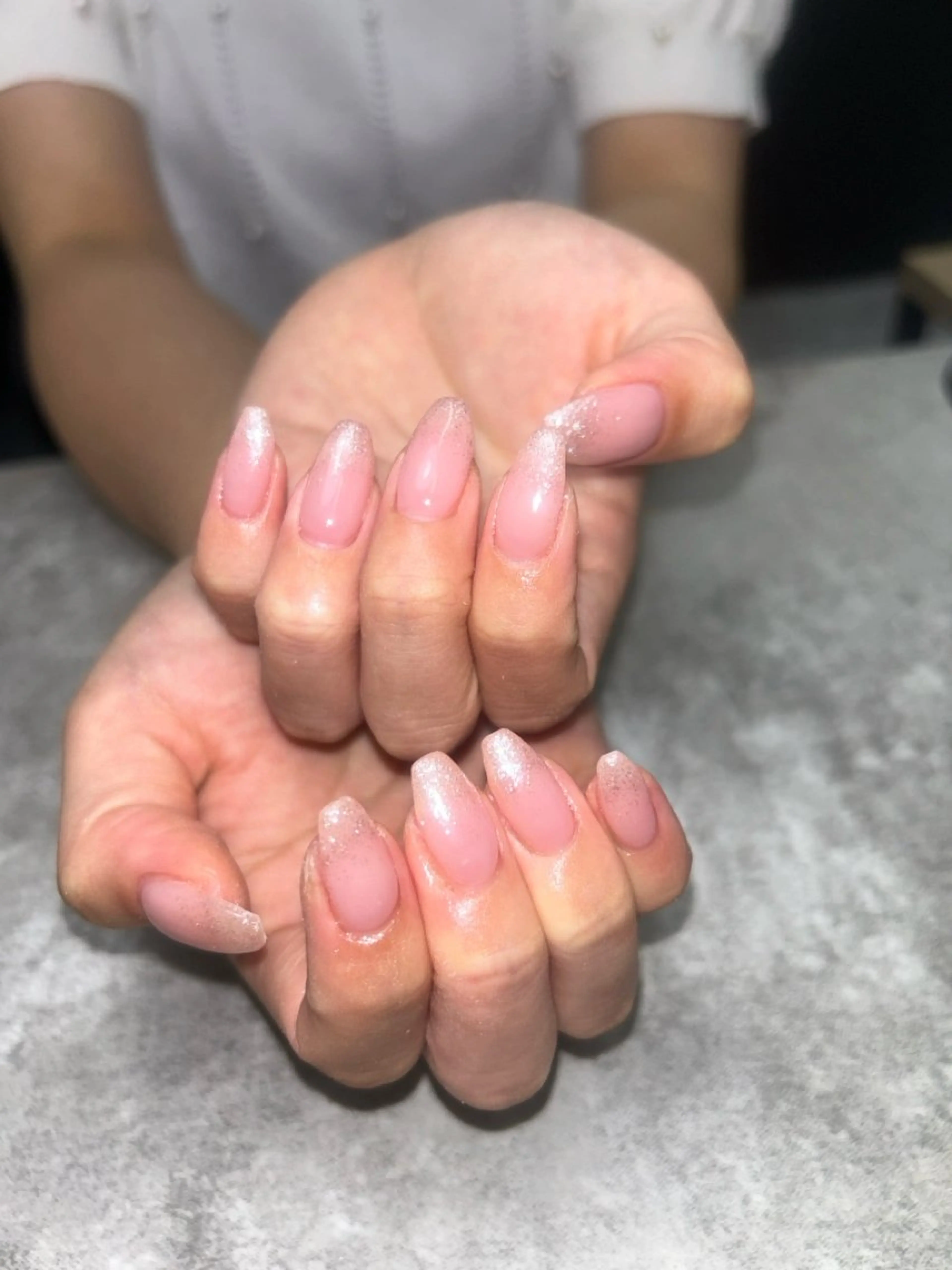 ネイル フレンチネイル グラデーション ワンカラーネイル 夏ネイル Naru Kelinailのネイルデザイン