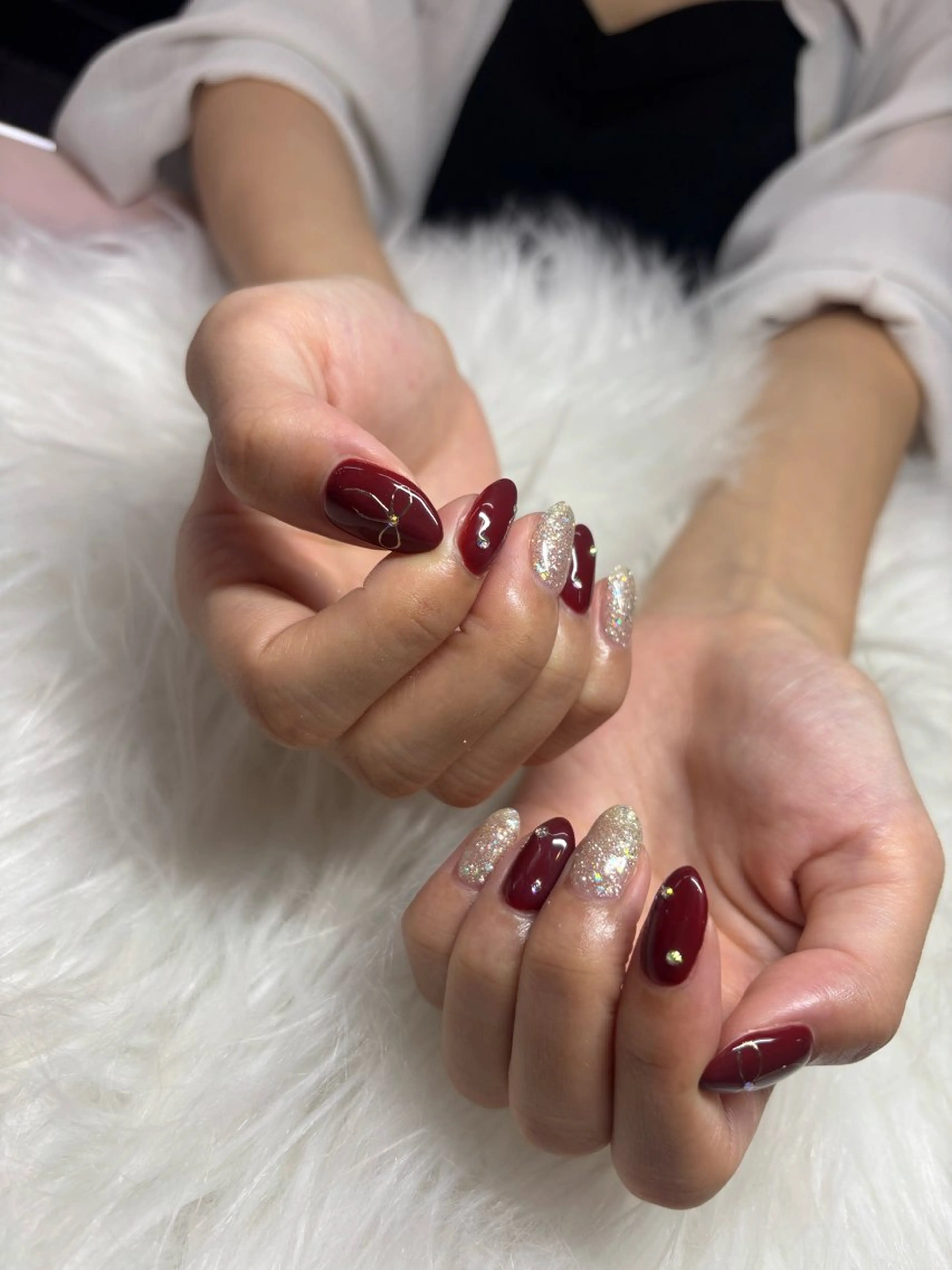 ネイル ハンドネイル 池袋💖ネイル 定額コースのネイルデザイン