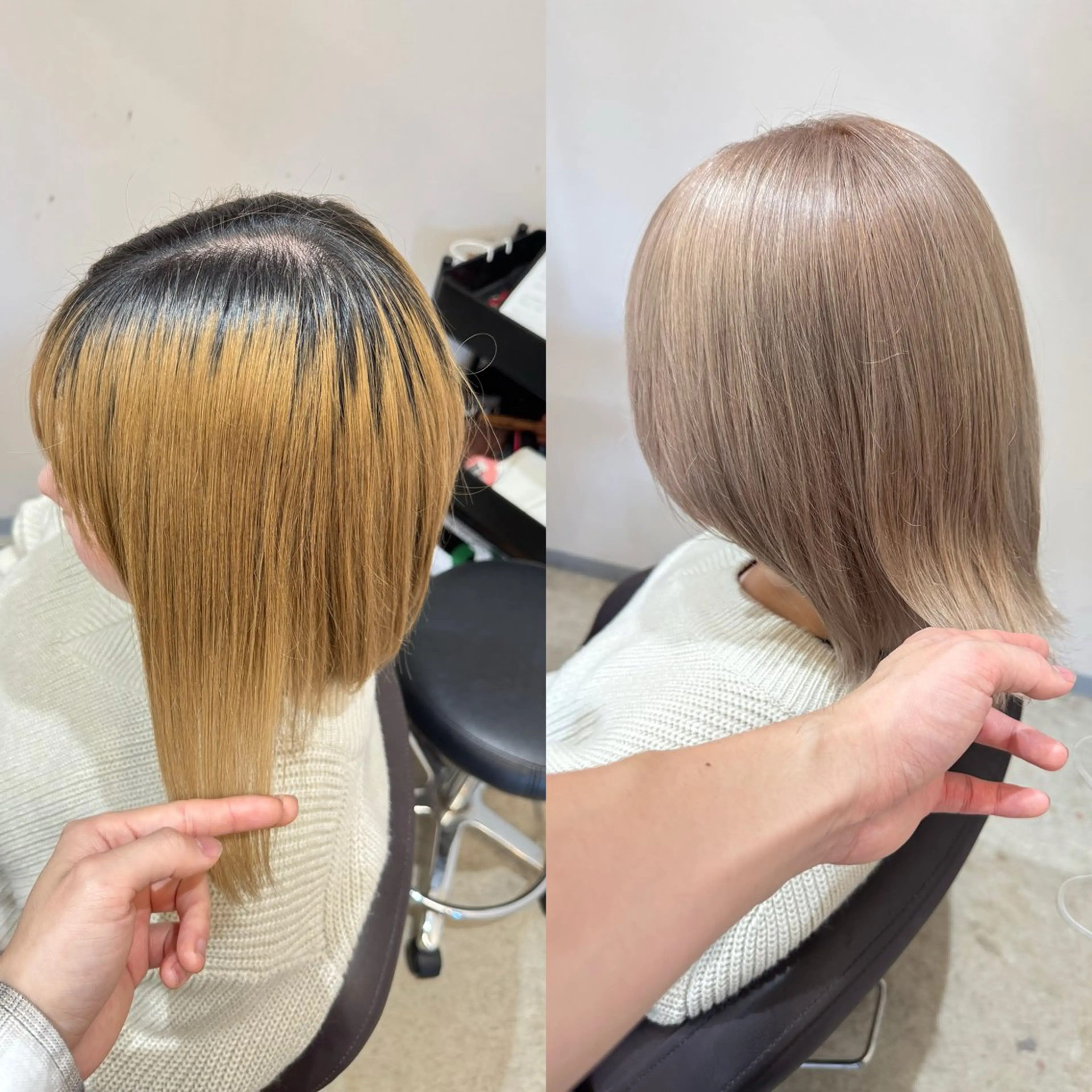 ショート ボブレイヤー ボブ 韓国風ヘア レイヤーカット ショートヘア ヘアカラー トリートメント ✨髪質改善美髪矯正✨ ボブ/韓国レイヤー✨のヘアスタイル