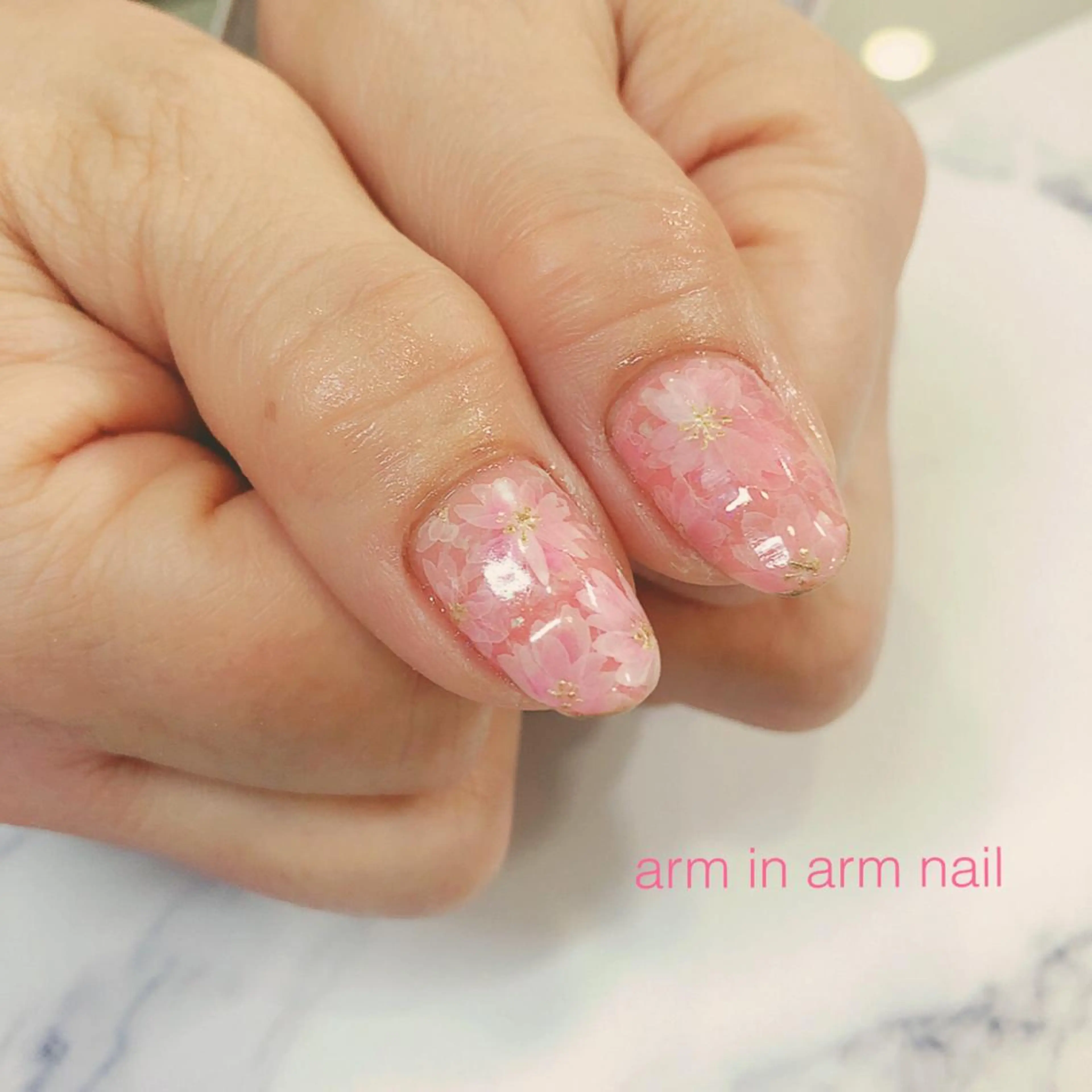 ネイル arm in arm ︎✿Yamamotoのマツエク・マツパデザイン