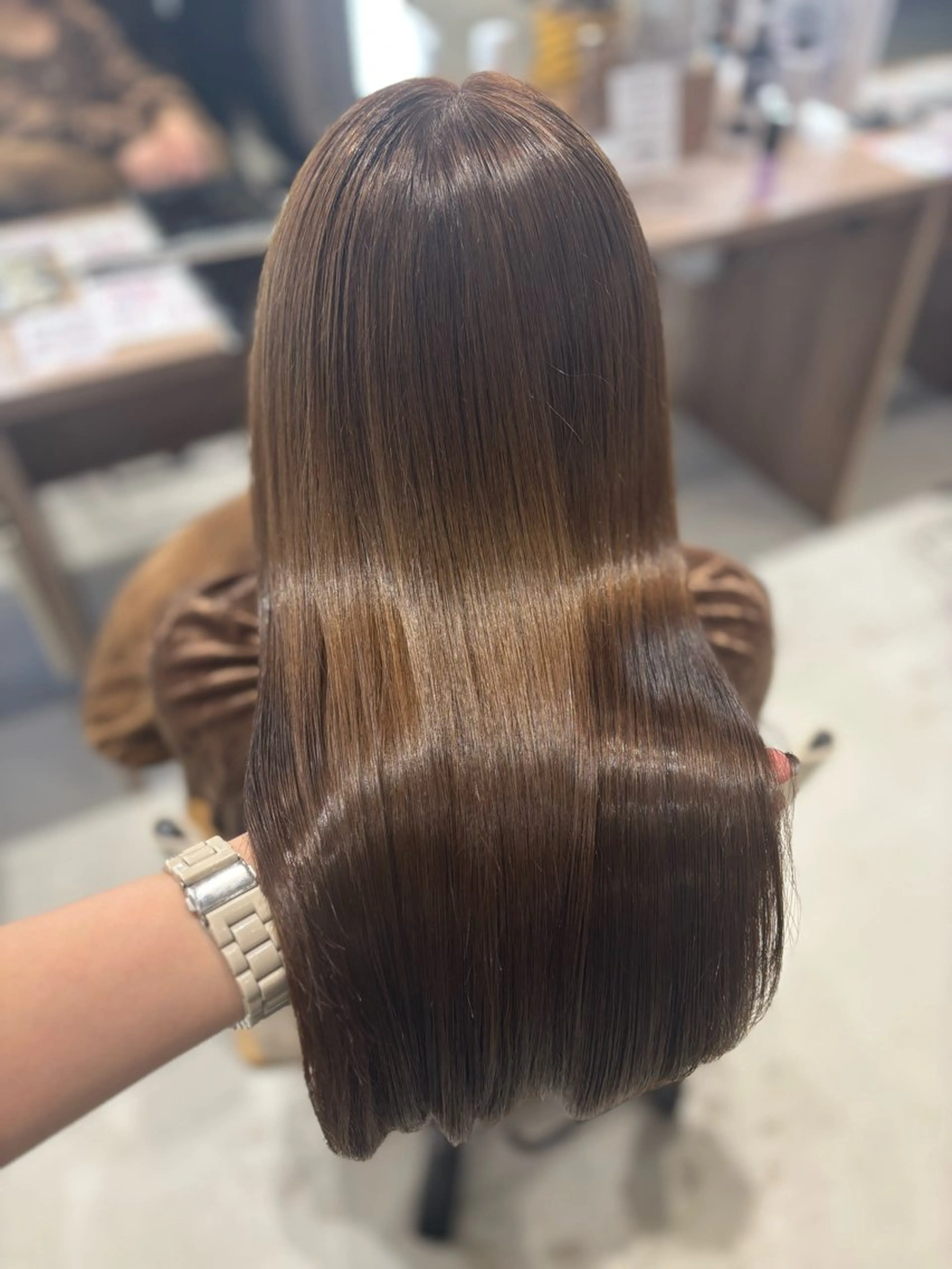 ロング カラー カット ヘアカラー トリートメント レイヤーカット/ボブ /nene🍥⋆*のヘアスタイル