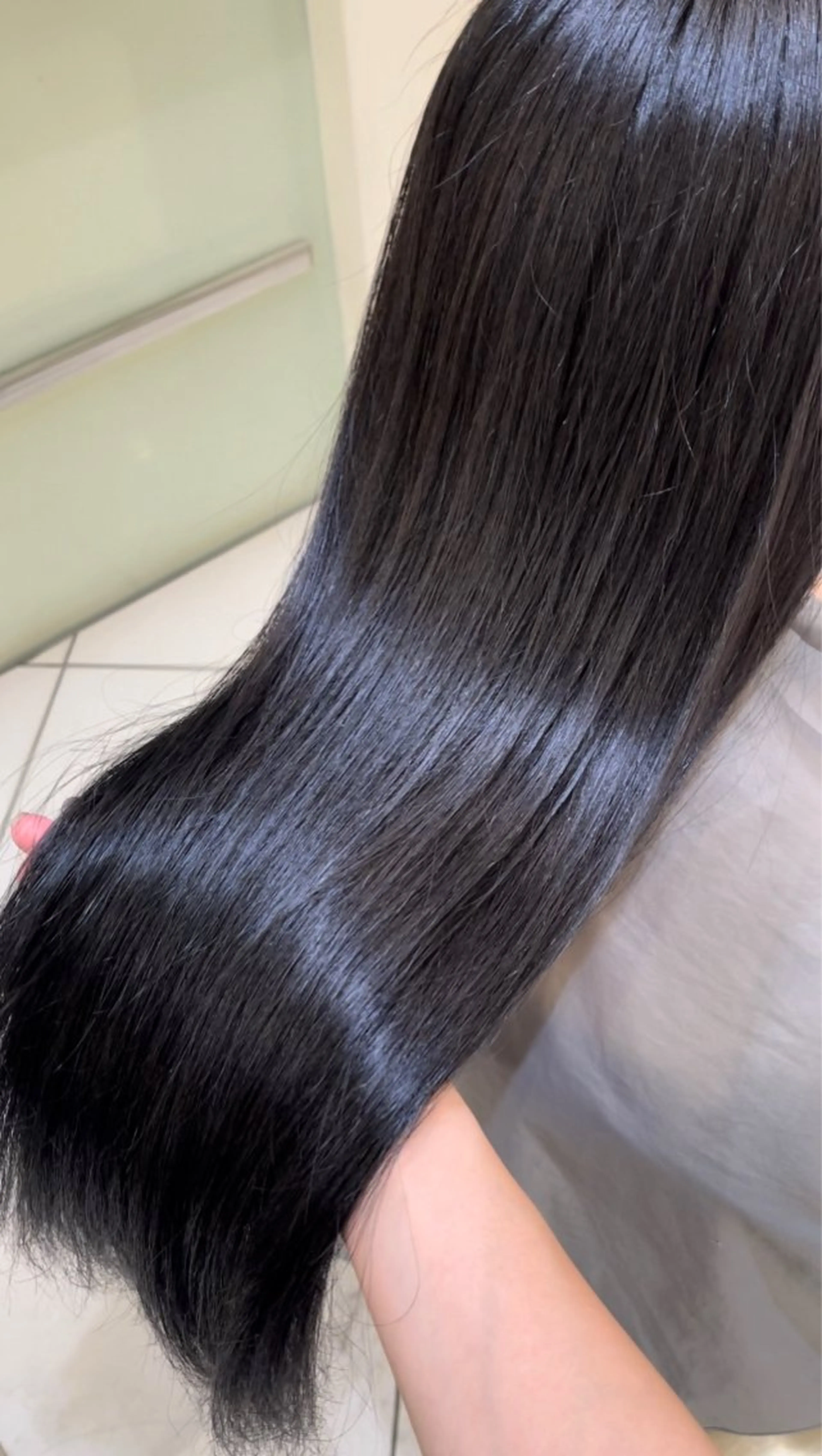 ロング カラー 💖大人韓国ヘア💖 韓国艶カラー【銀座】のヘアスタイル