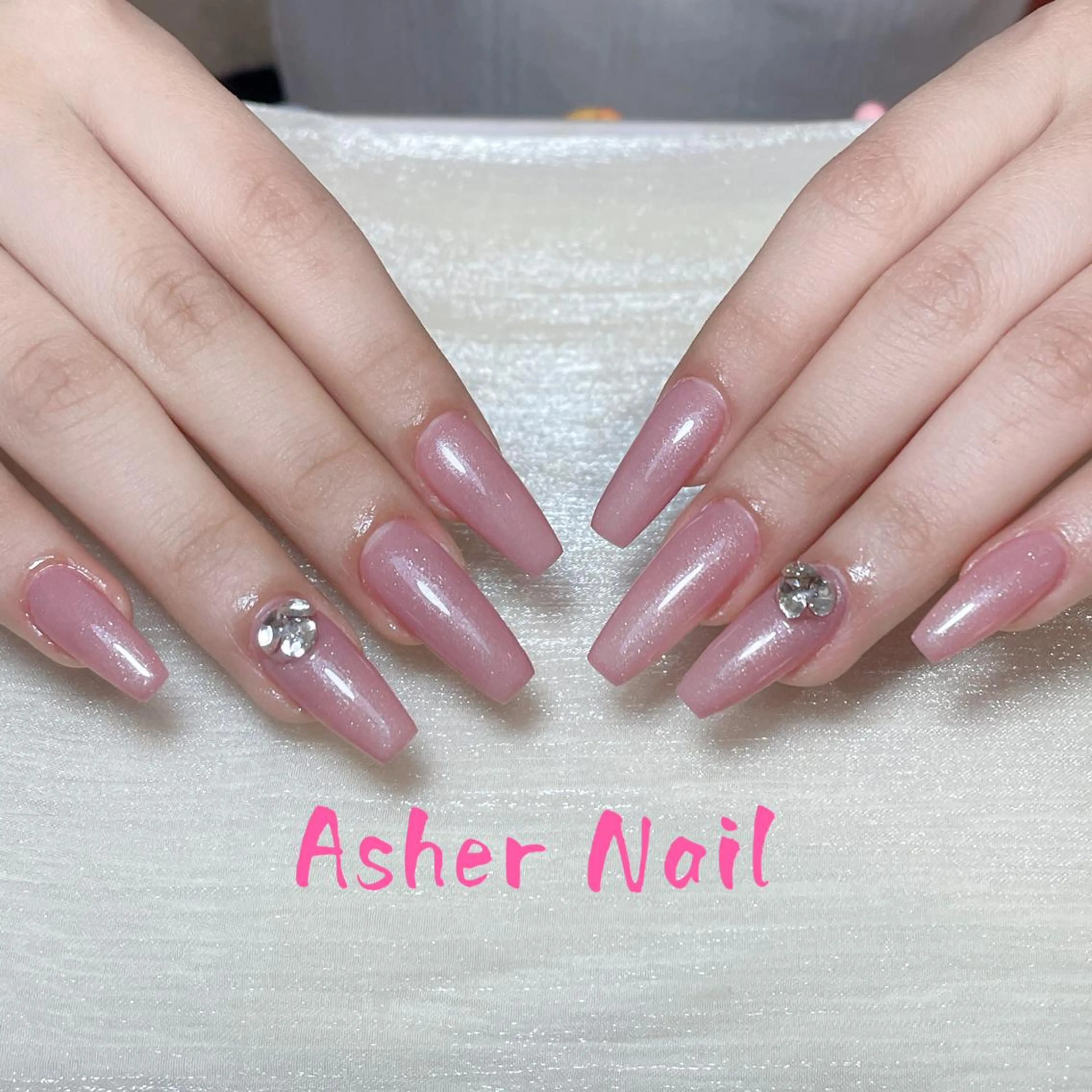 ネイル ハンドネイル ハンドケア Asher-Hana 🎗のネイルデザイン