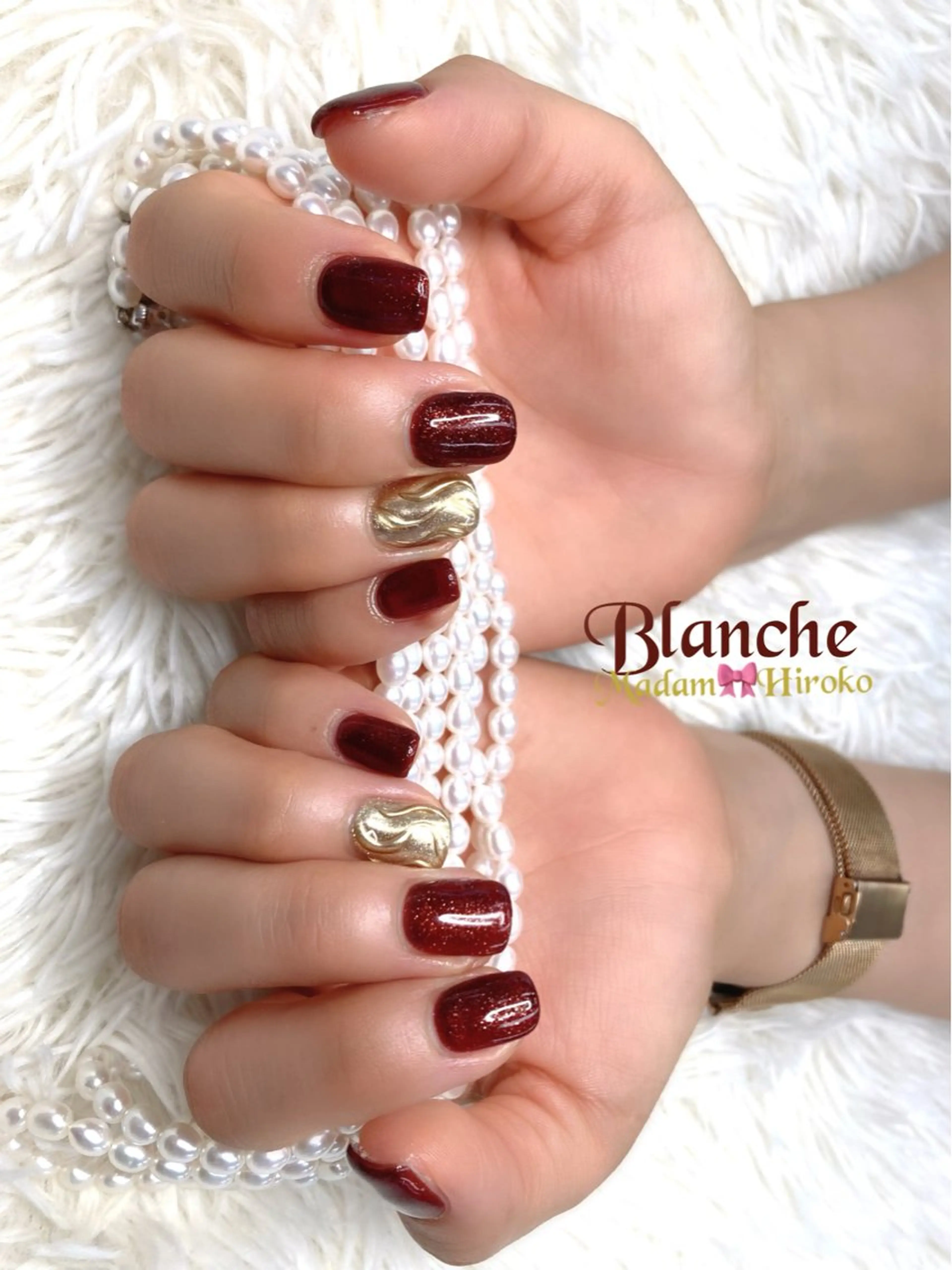 ネイル ミラーネイル Lianネイル 寛子Lianのネイルデザイン