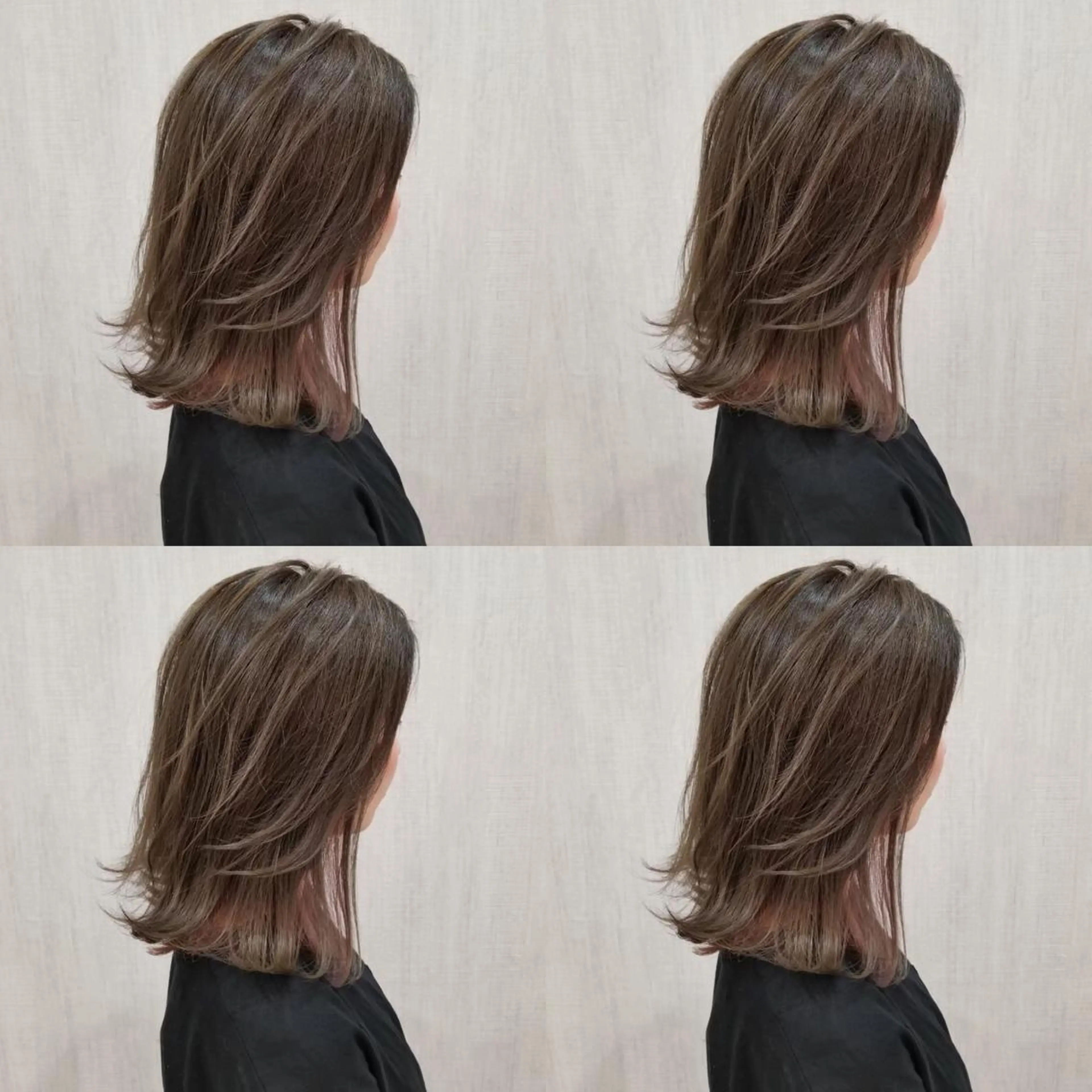 ミディアム カラー レイヤー×髪質改善 マネージャー安藤光司のヘアスタイル