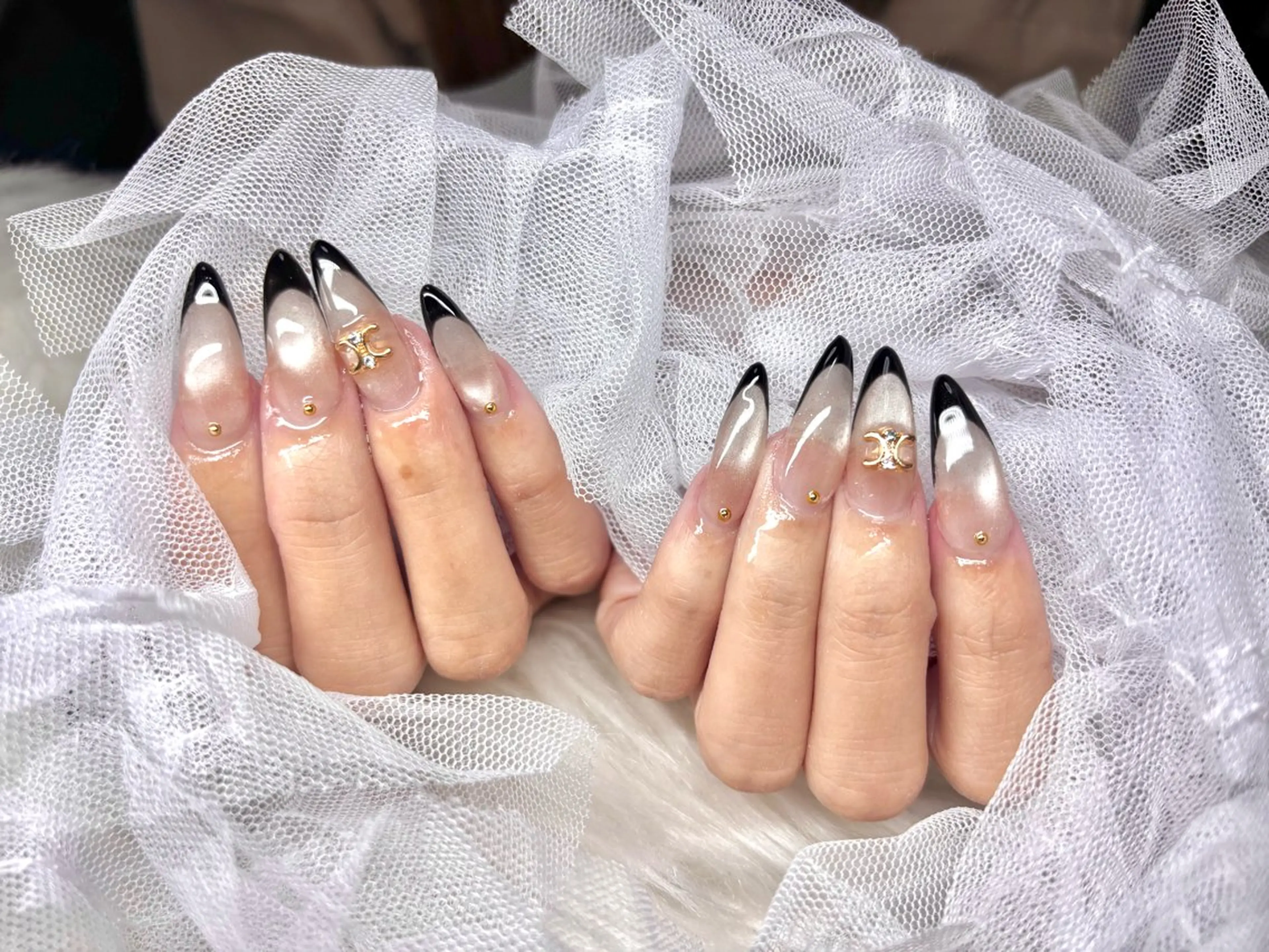セミロング ハンドネイル kurumi nailのネイルデザイン