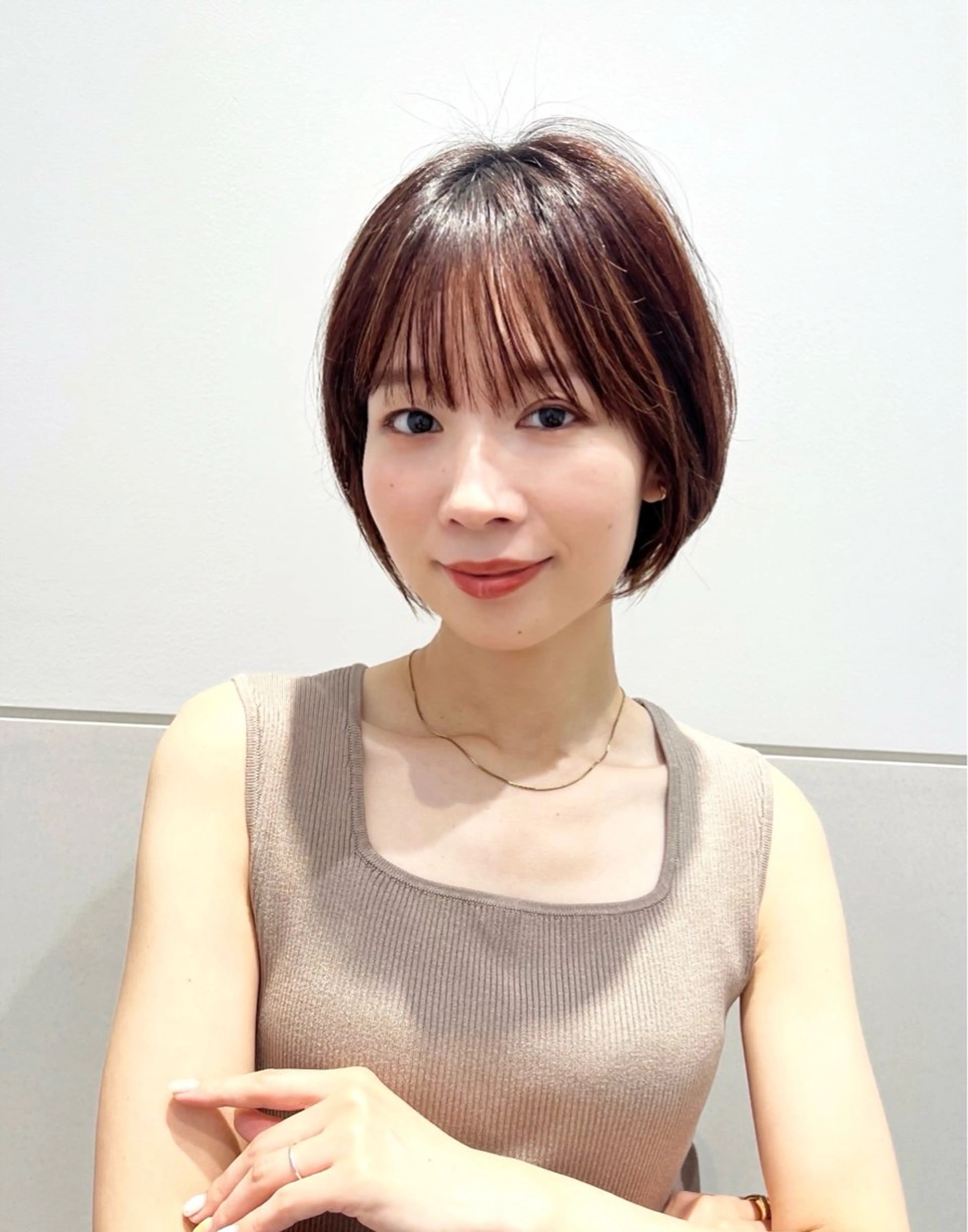 ショート カット 縮毛矯正 トリートメント 縮毛矯正 /横山陸人のヘアスタイル