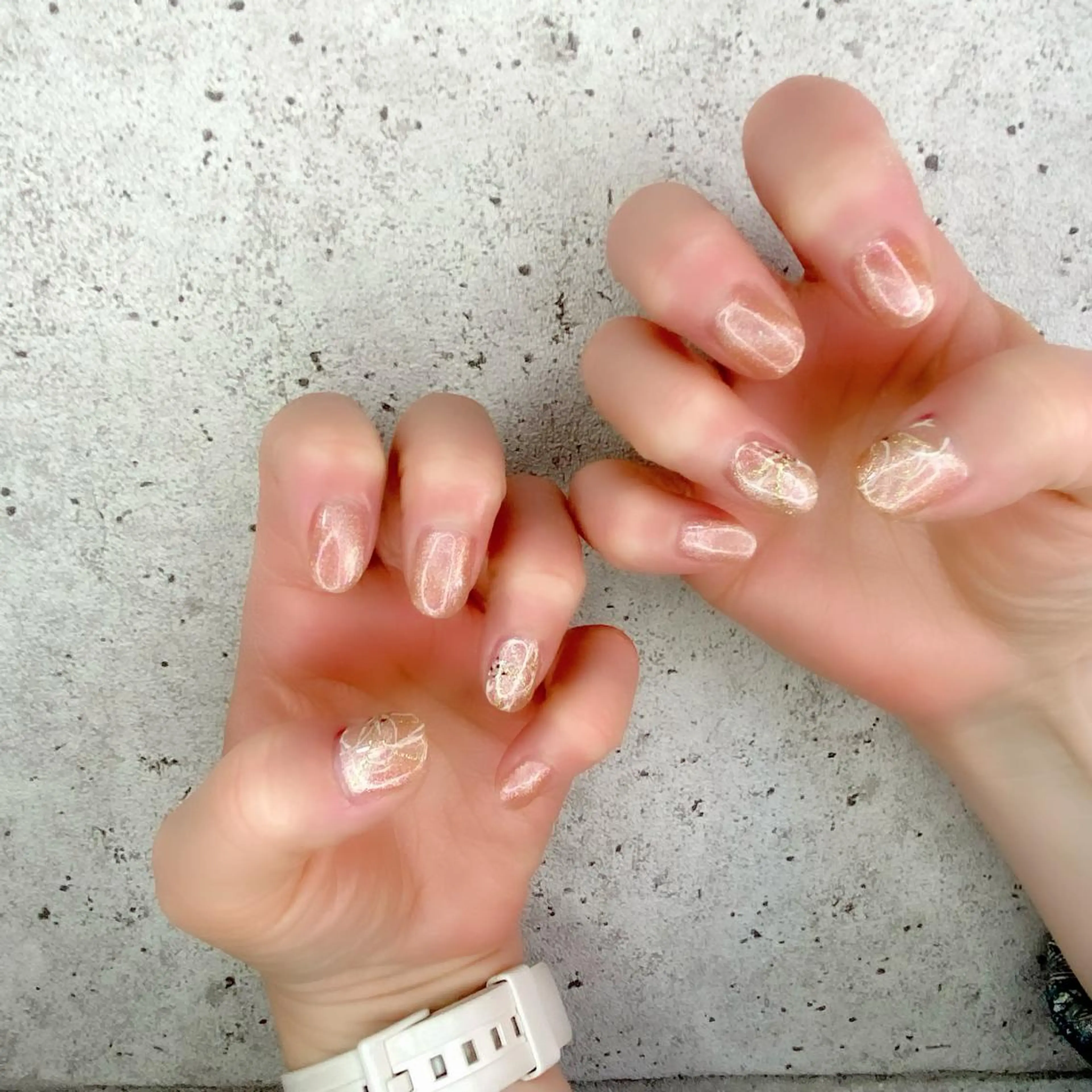 ミディアム キッズ ネイル マツエク・マツパ アイブロウ カラーマツエク 入学式 卒業式のヘアスタイル アートネイル 入学式 ハンドネイル Salon Ｋのネイルデザイン